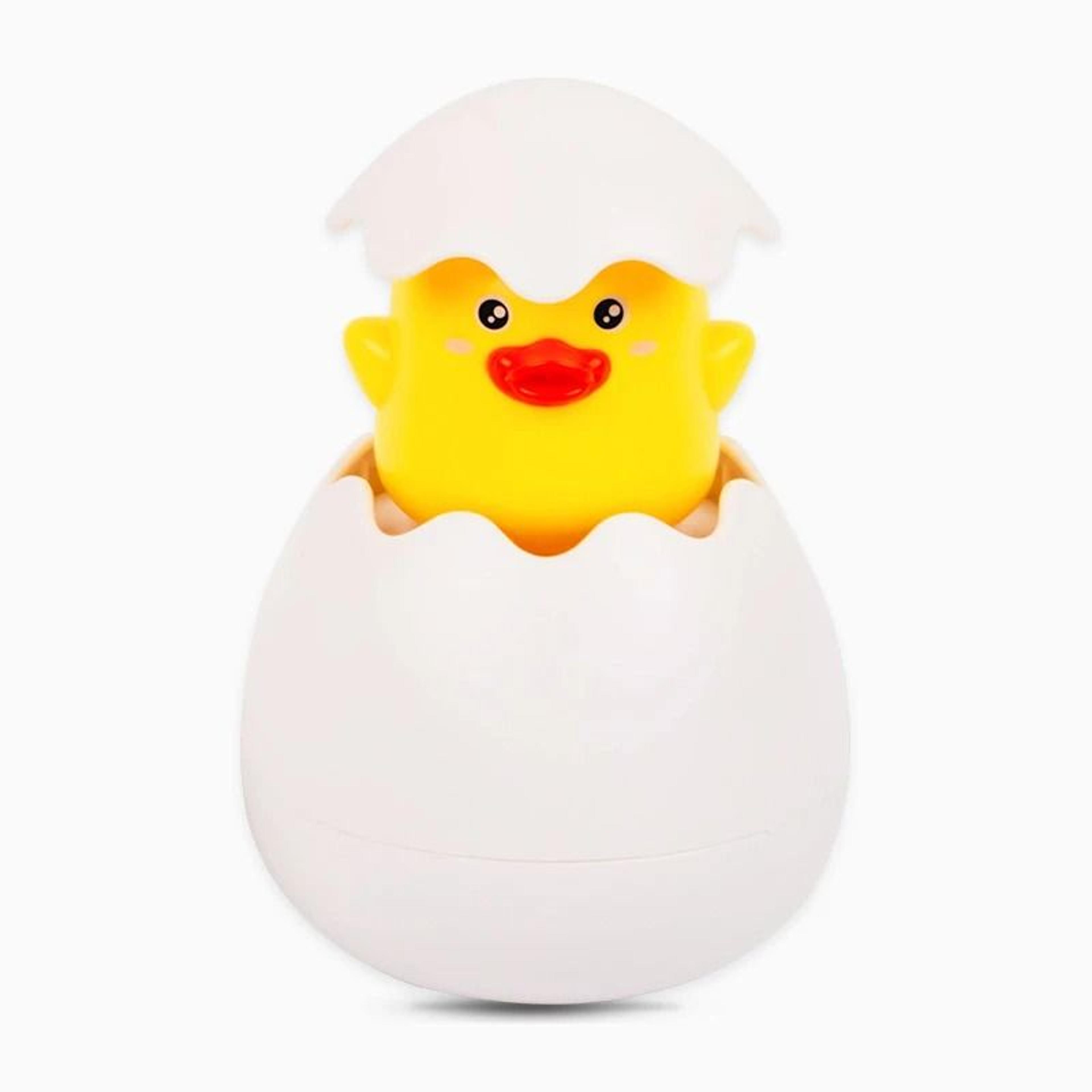 Cute Infant Bath Toy Set With Water Sprinkler And Animal Egg Design 7