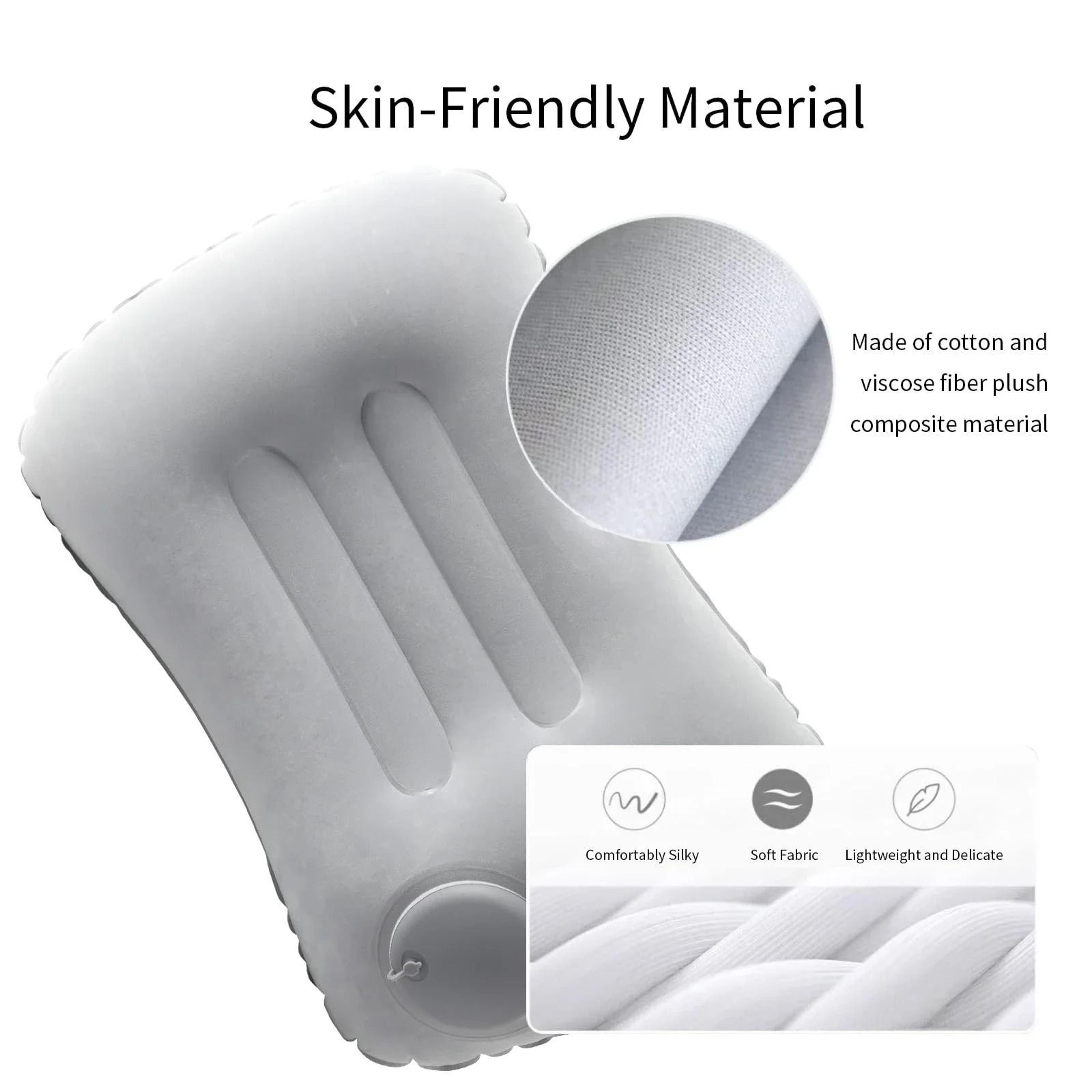 Cozy Travel Inflatable Camping Pillow For Neck And Back Support 3