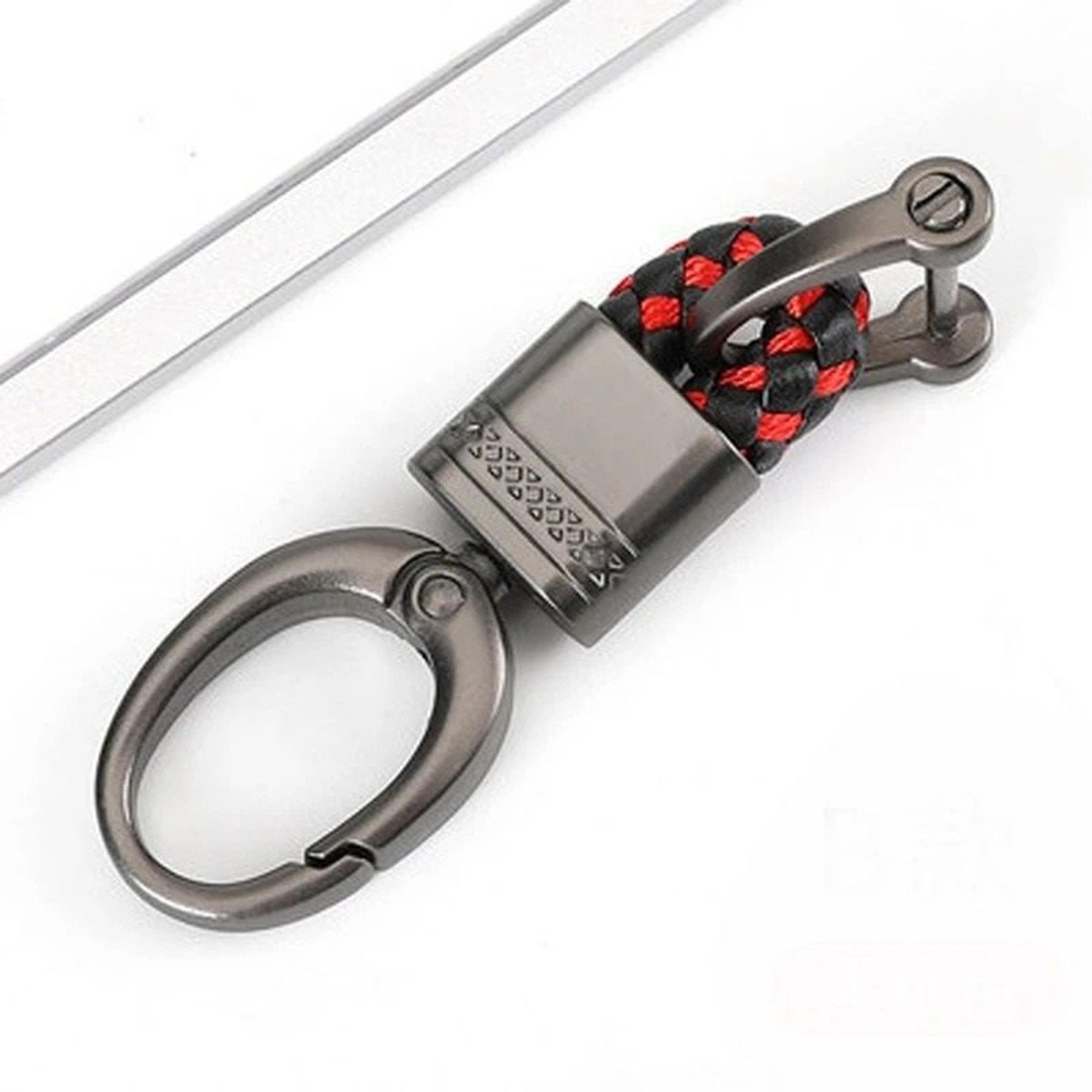 Hand Woven Leather Car Key Ring For Men And Women 13