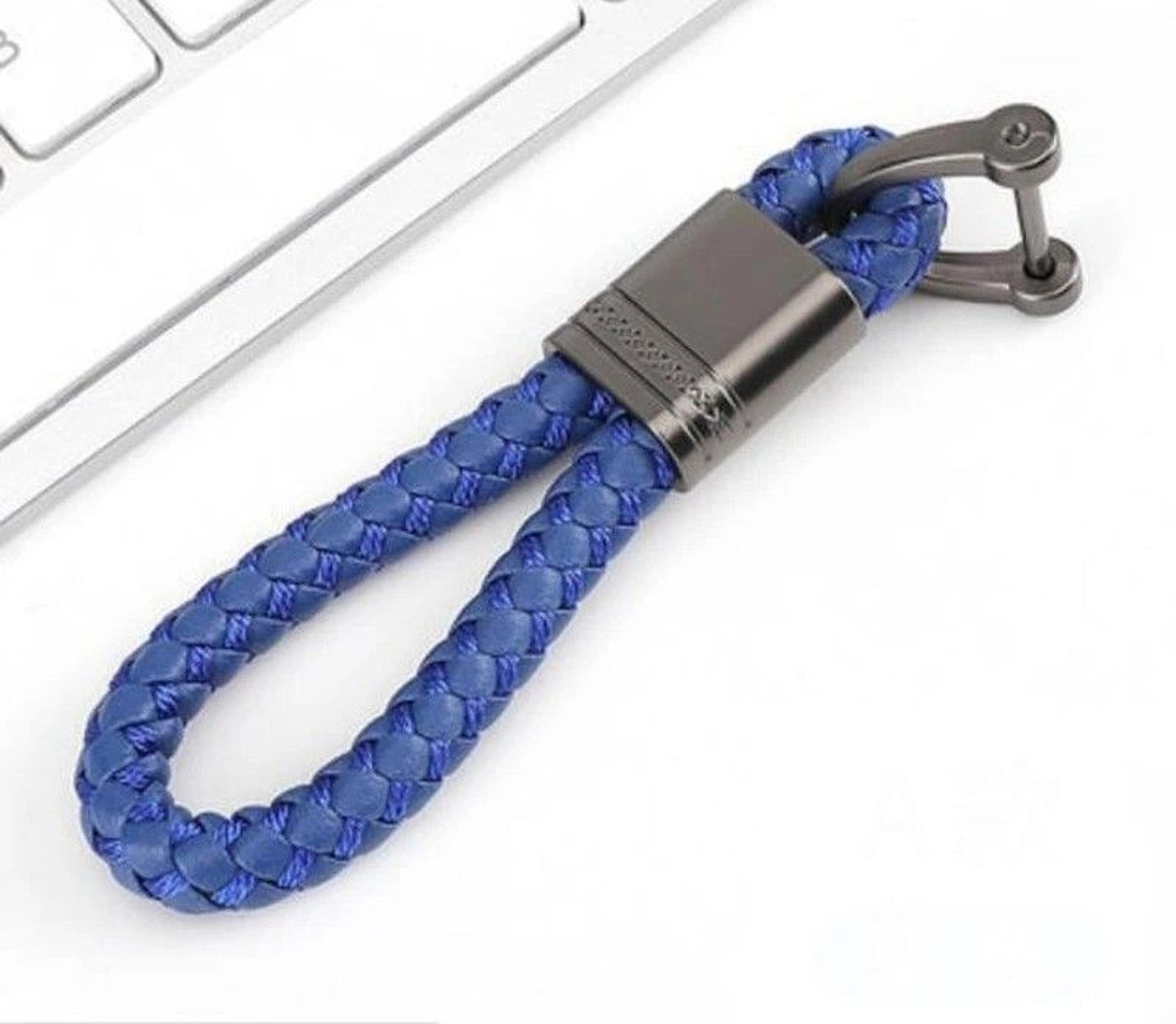 Hand Woven Leather Car Key Ring For Men And Women 20