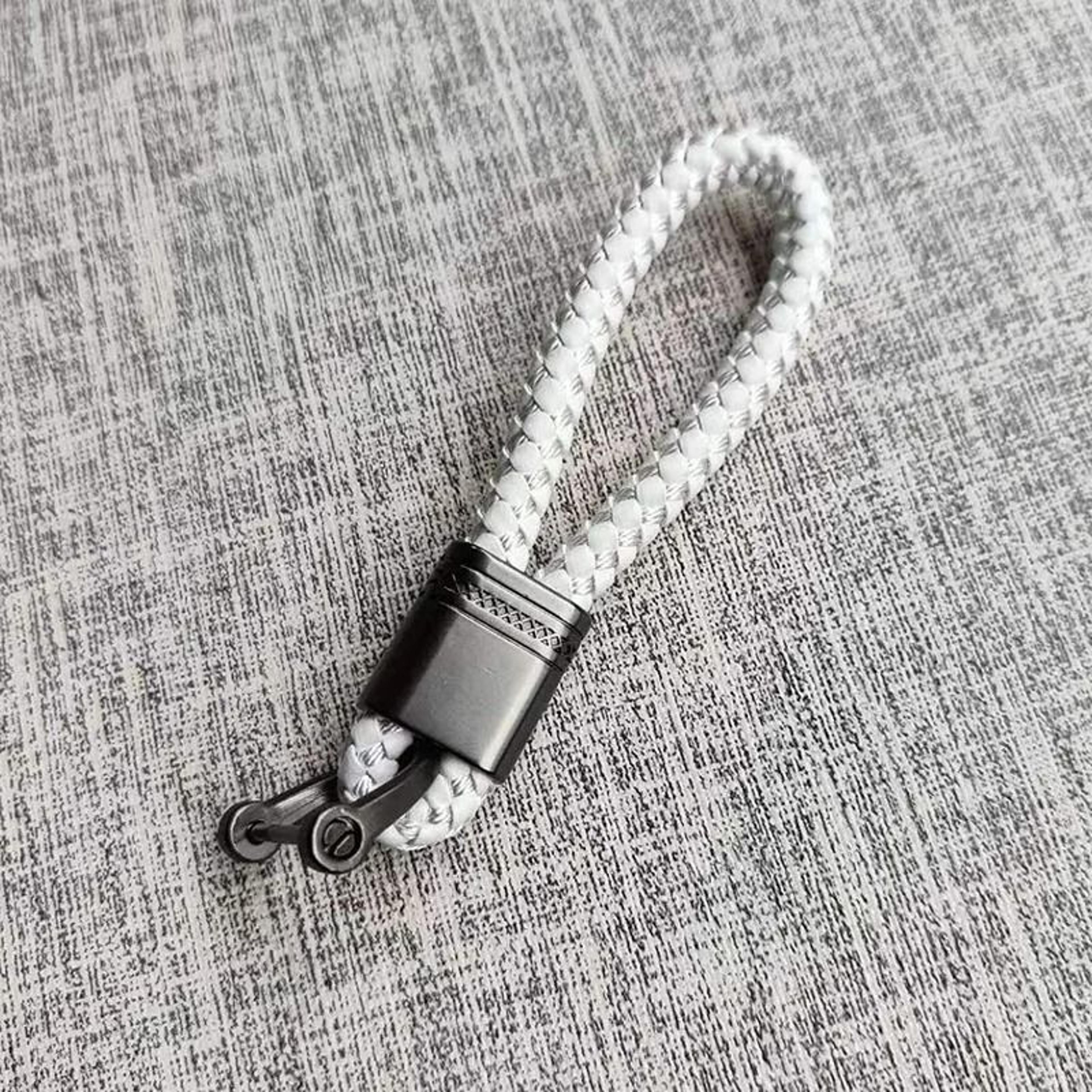 Hand Woven Leather Car Key Ring For Men And Women 23