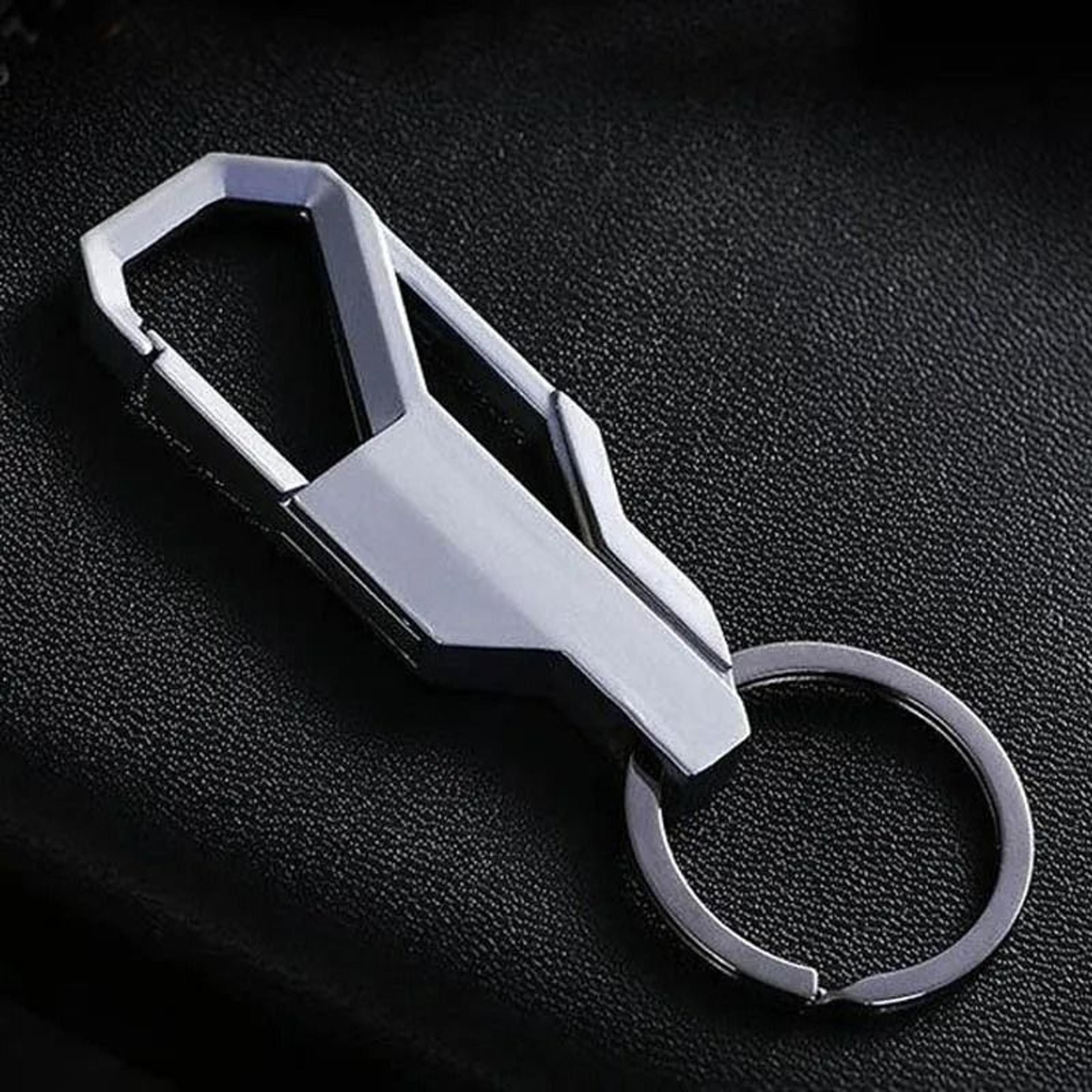 Metal Key Ring With Modern Inlay Design For Men And Women 2