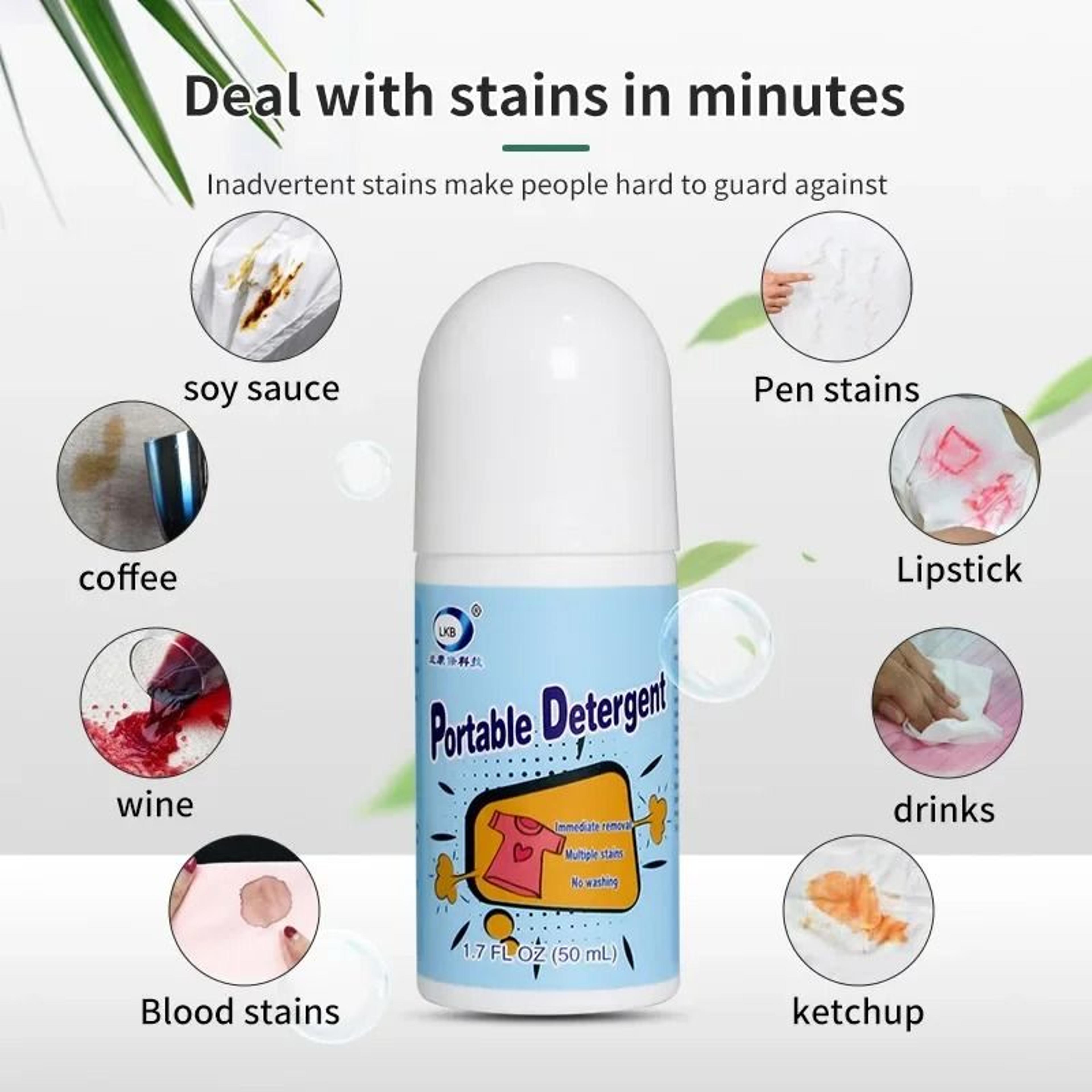 Portable Rolling Ball Stain Removal Pen For Clothes And Fabrics 1