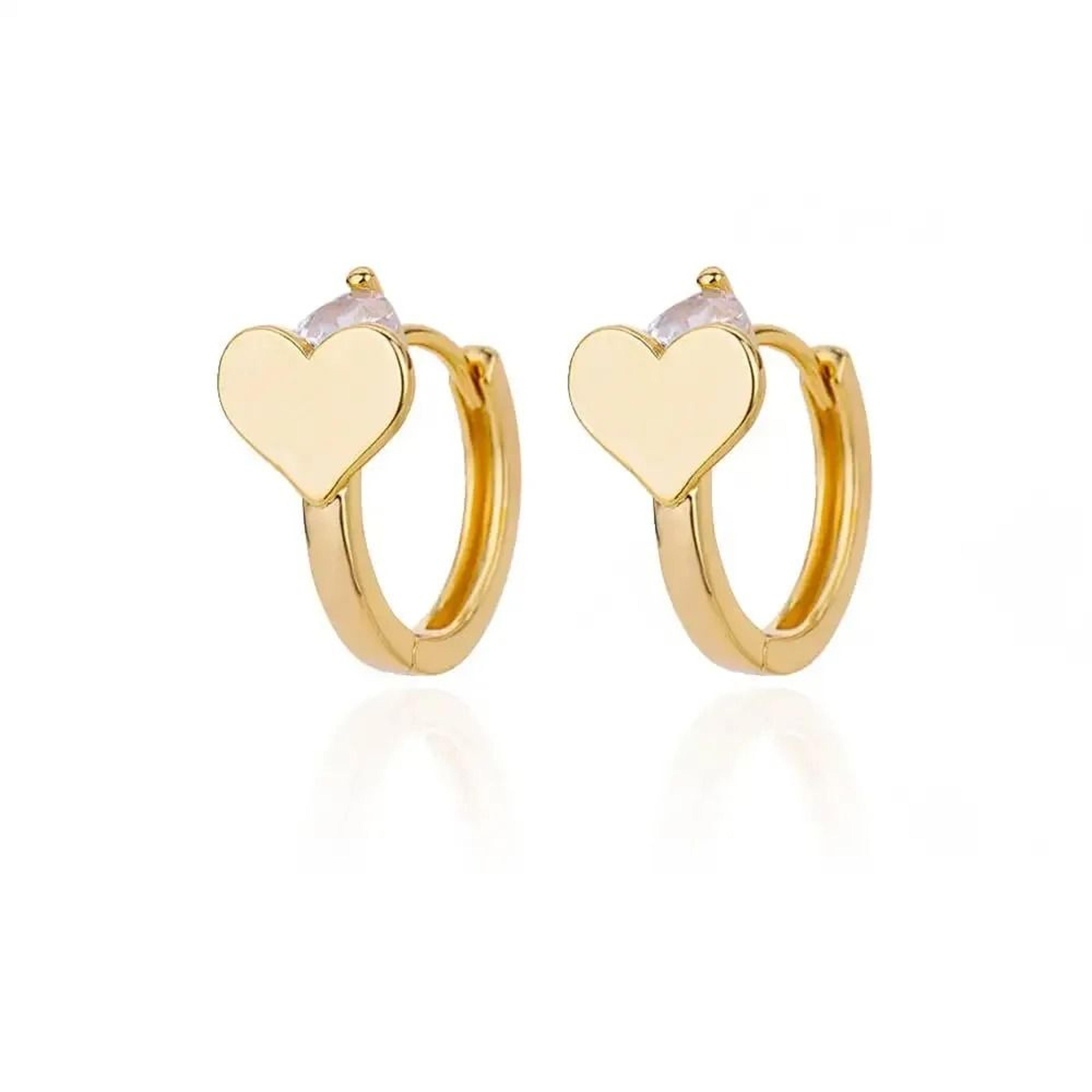 Hollow Zircon Heart Earrings For Women Gift Jewelry 16
