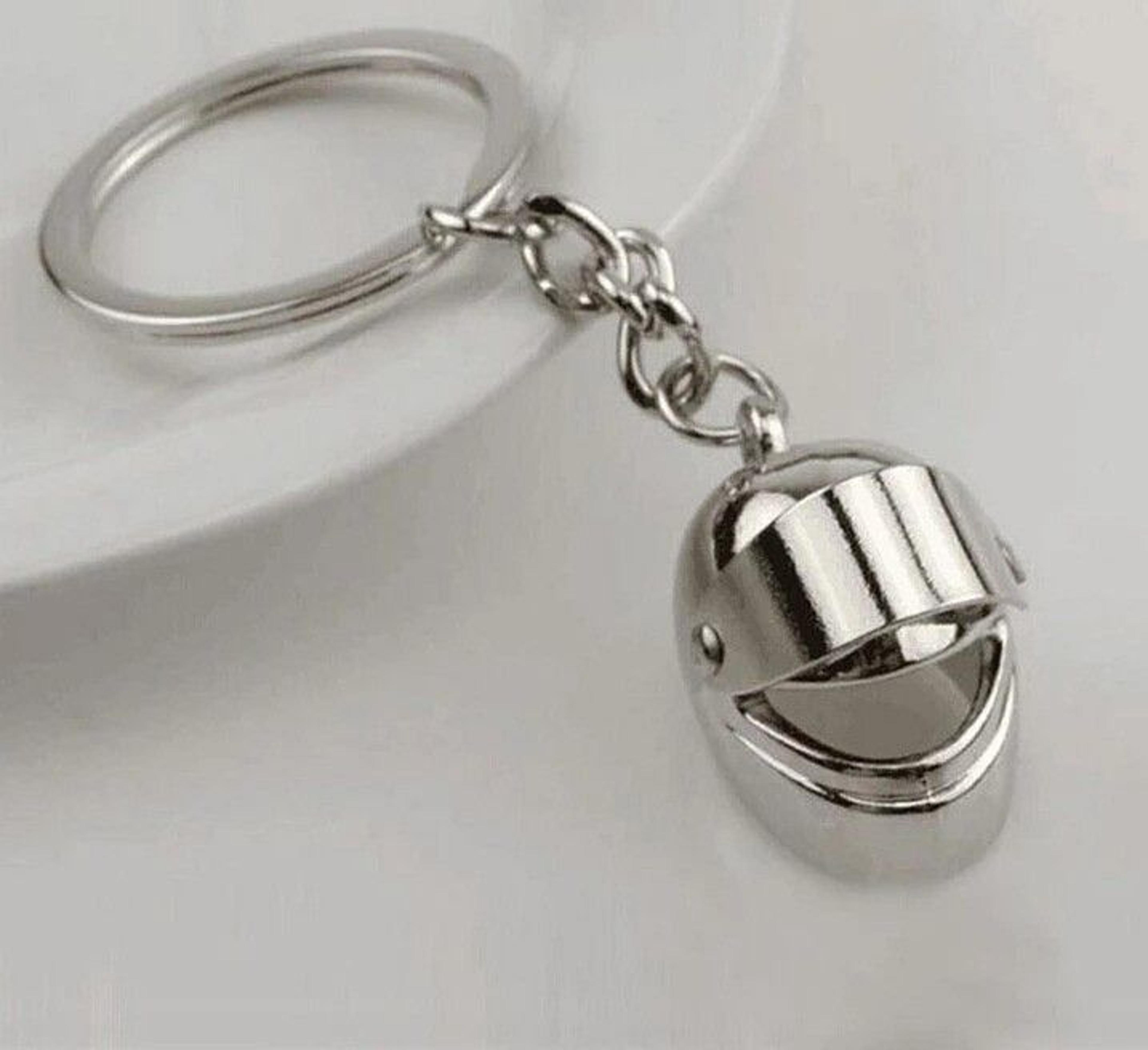 Metal Motorcycle Helmet Key Chain For Car And Bag Accessories 3