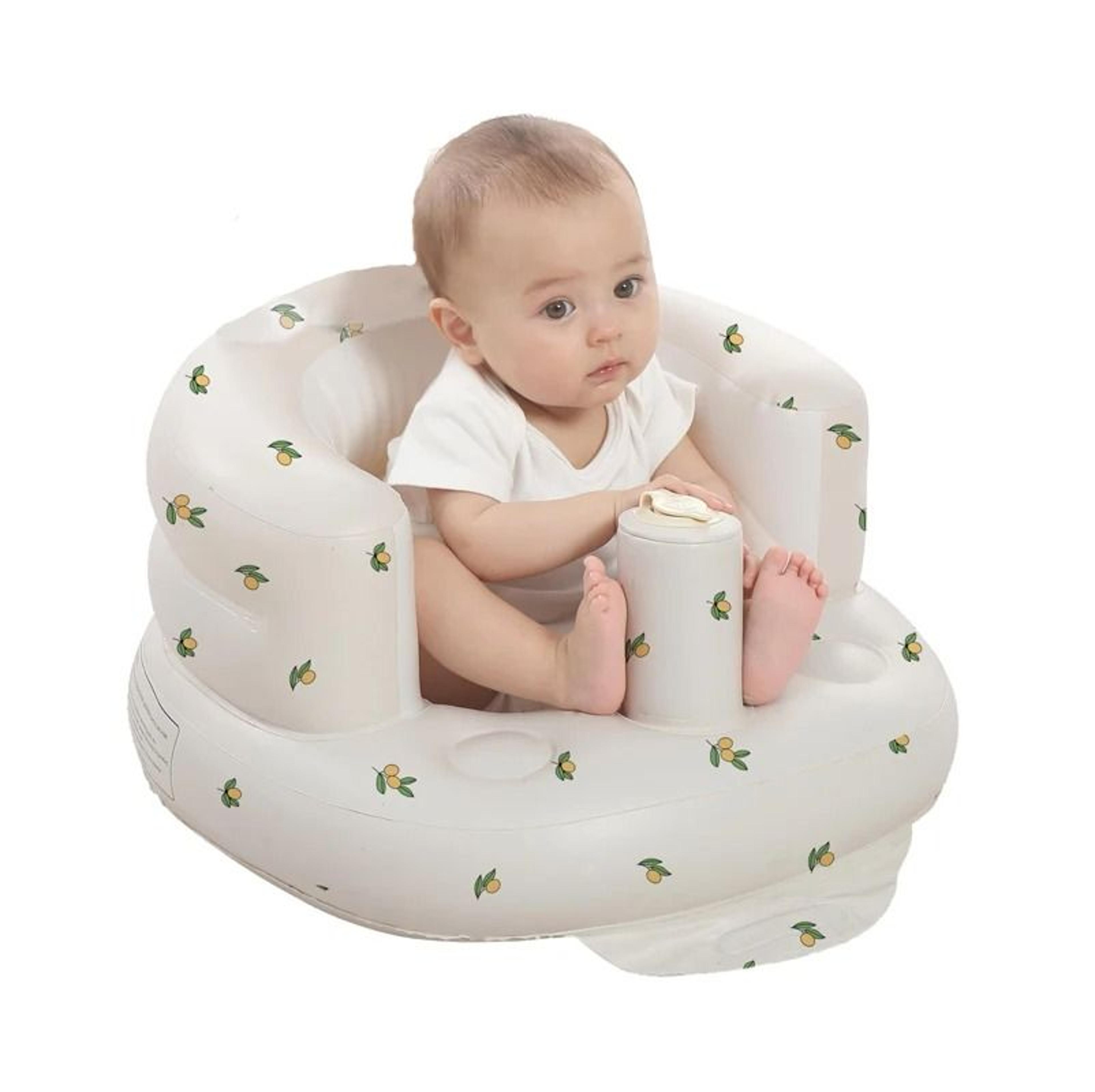 Inflatable Baby Seat With Built In Air Pump For Babies 3 To 36 Months 6