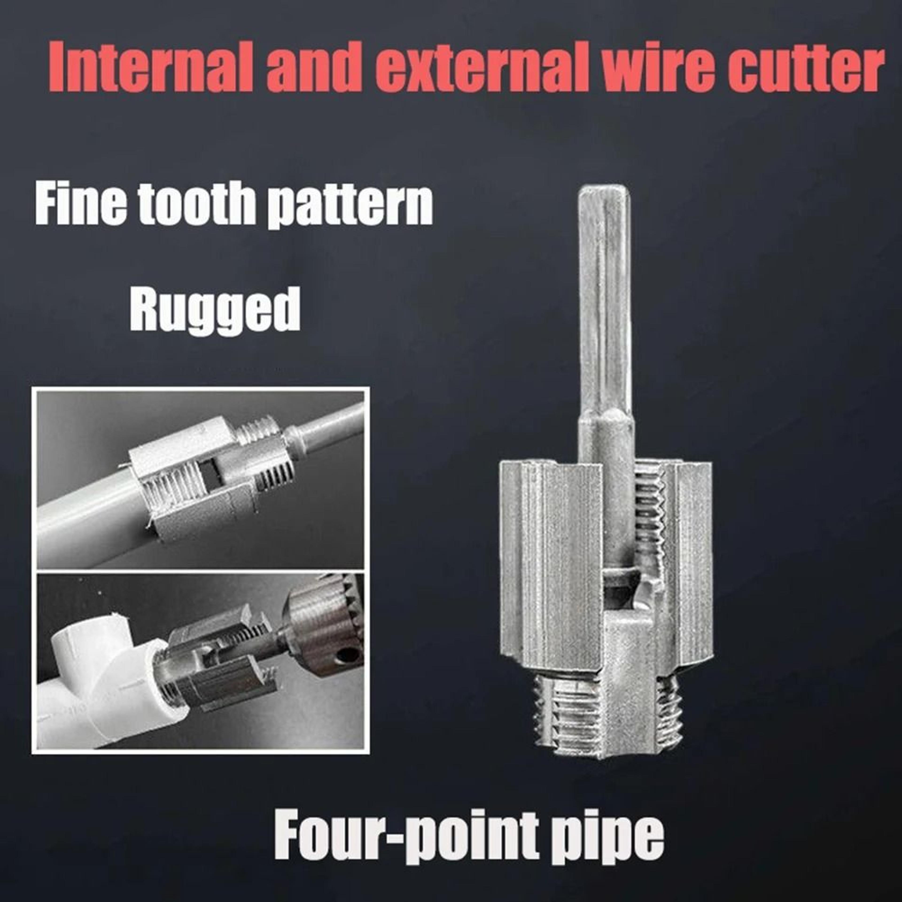Universal Internal And External Pipe Threading Tool For Pipe Fittings And Plumbing Repairs 3