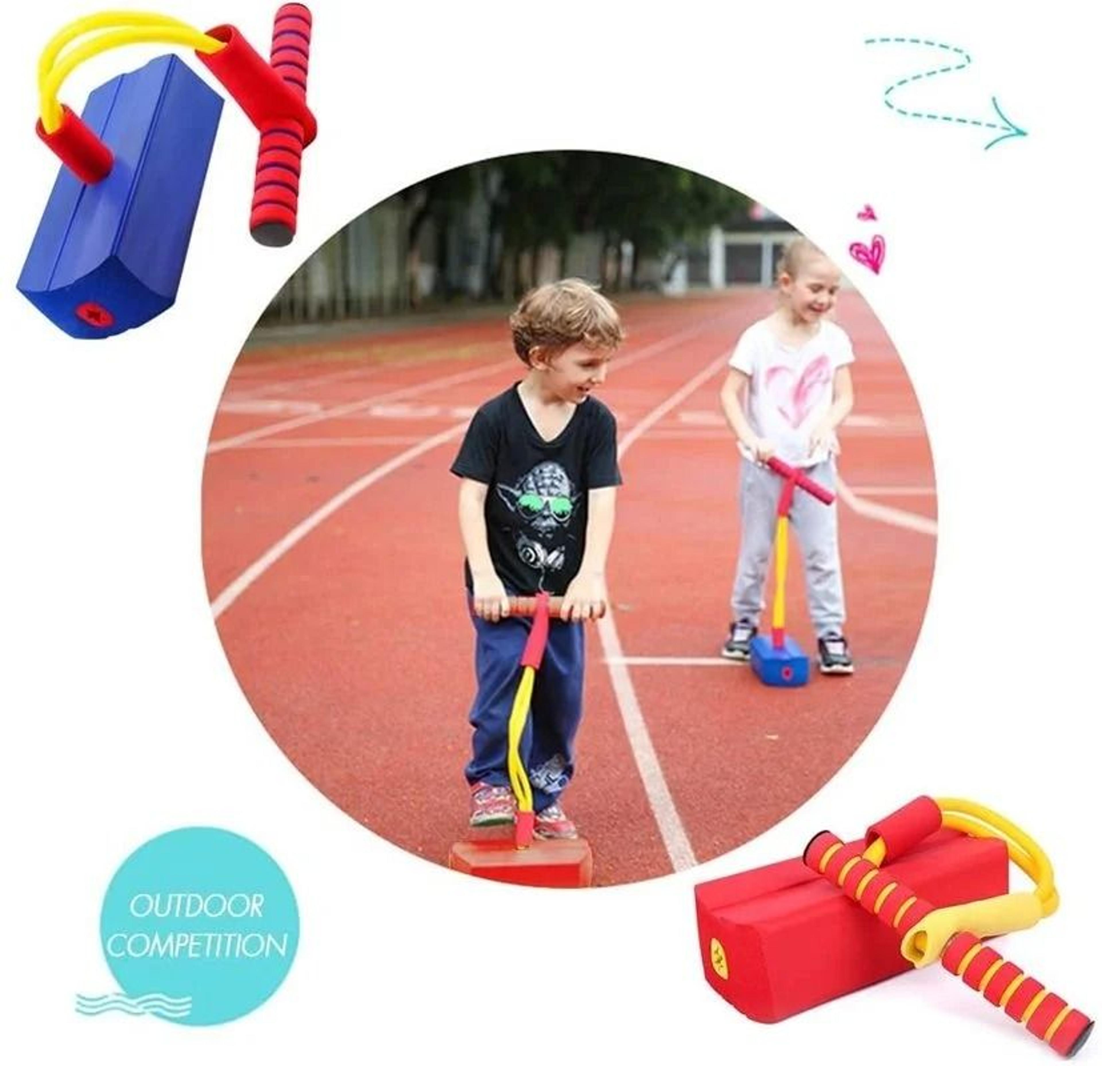 Foam Pogo Jumper Toy For Kids Ages 3 Outdoor Fun And Exercise 4