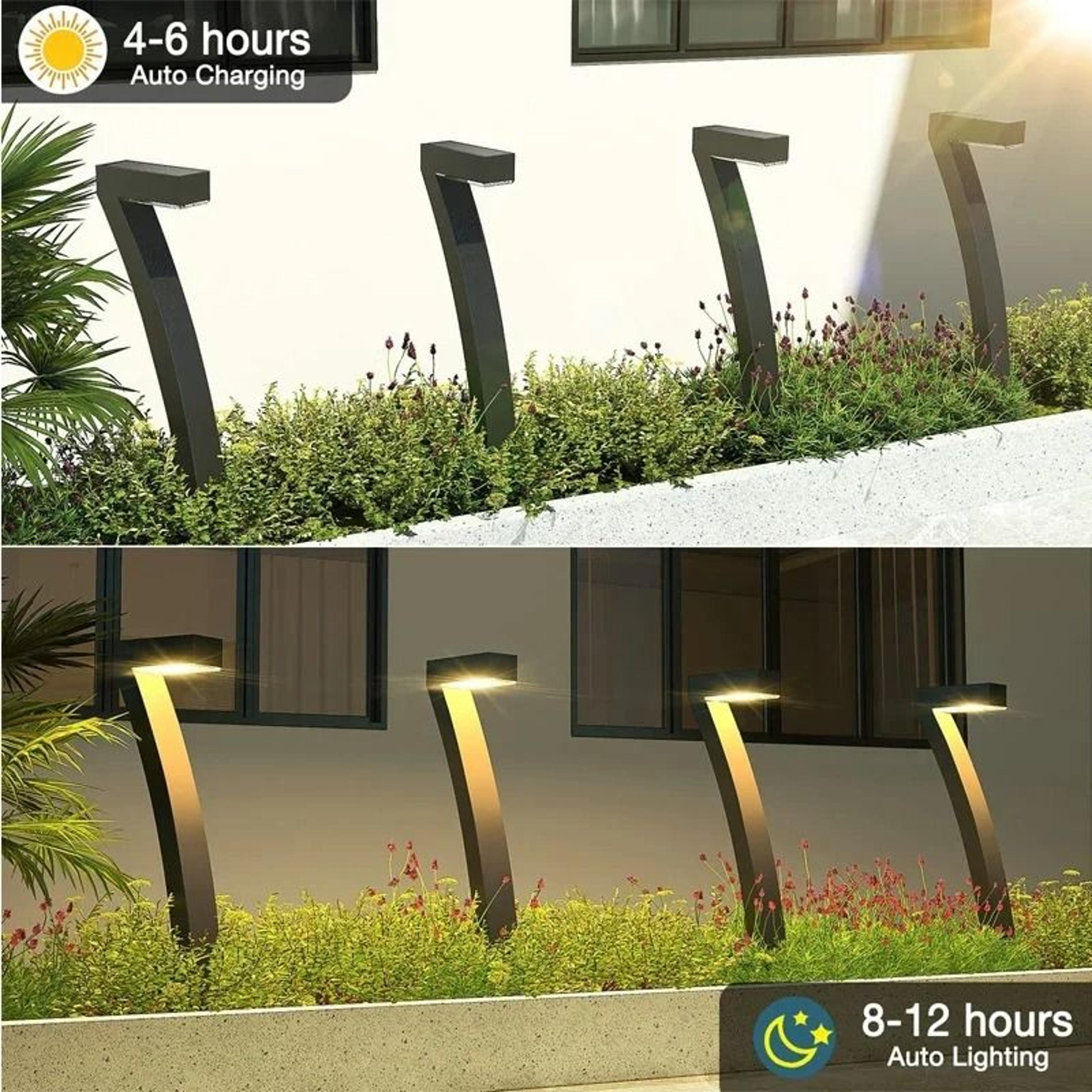 Solar LED Garden Pathway Lights For Outdoor Yard And Walkway Decor 3