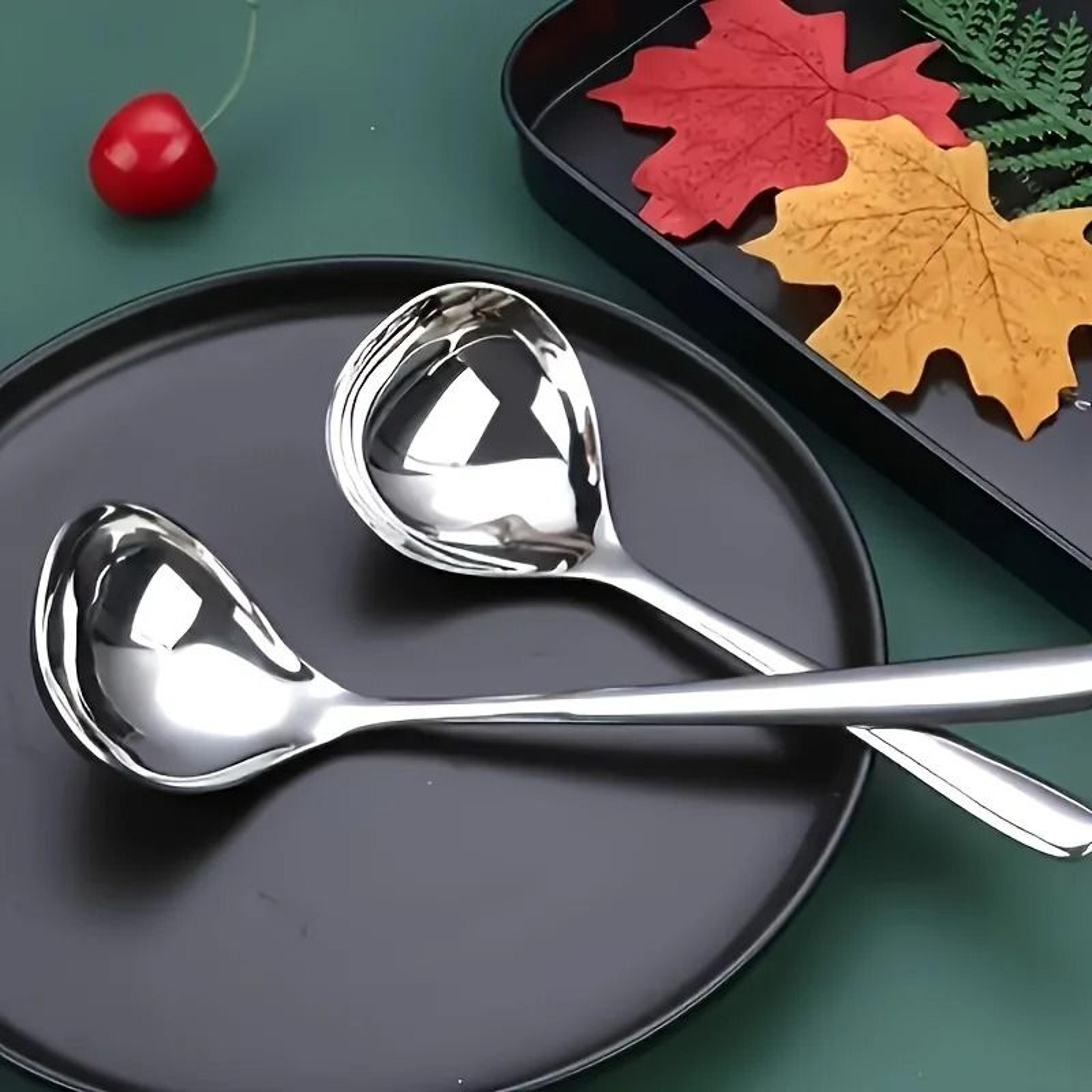 Heavy Duty Stainless Steel Serving Spoon Set 1