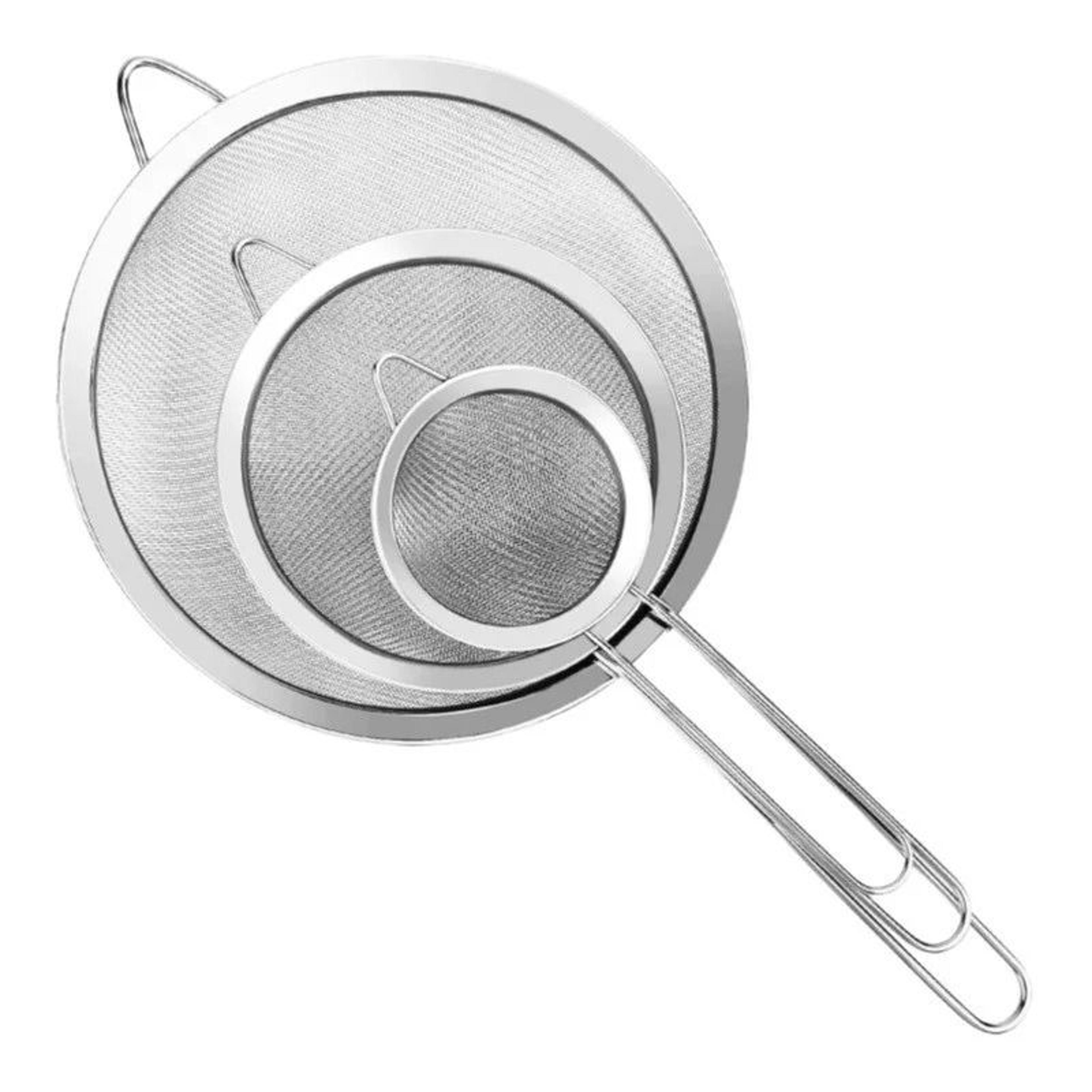 3 Piece Stainless Steel Strainer Set 6