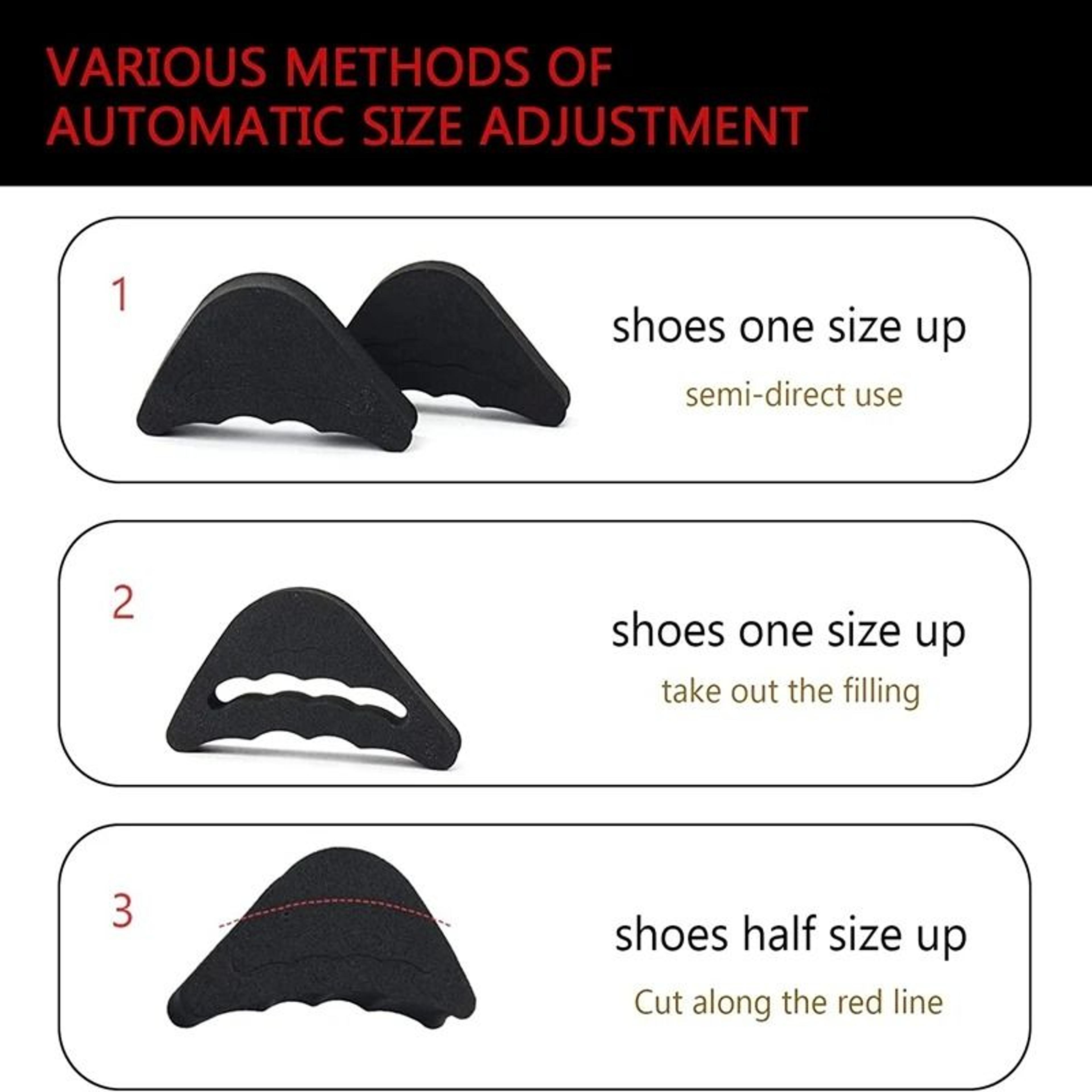 Soft Half Insole Toe Plug Inserts For Shoes Comfortable Fit Support Pads 5