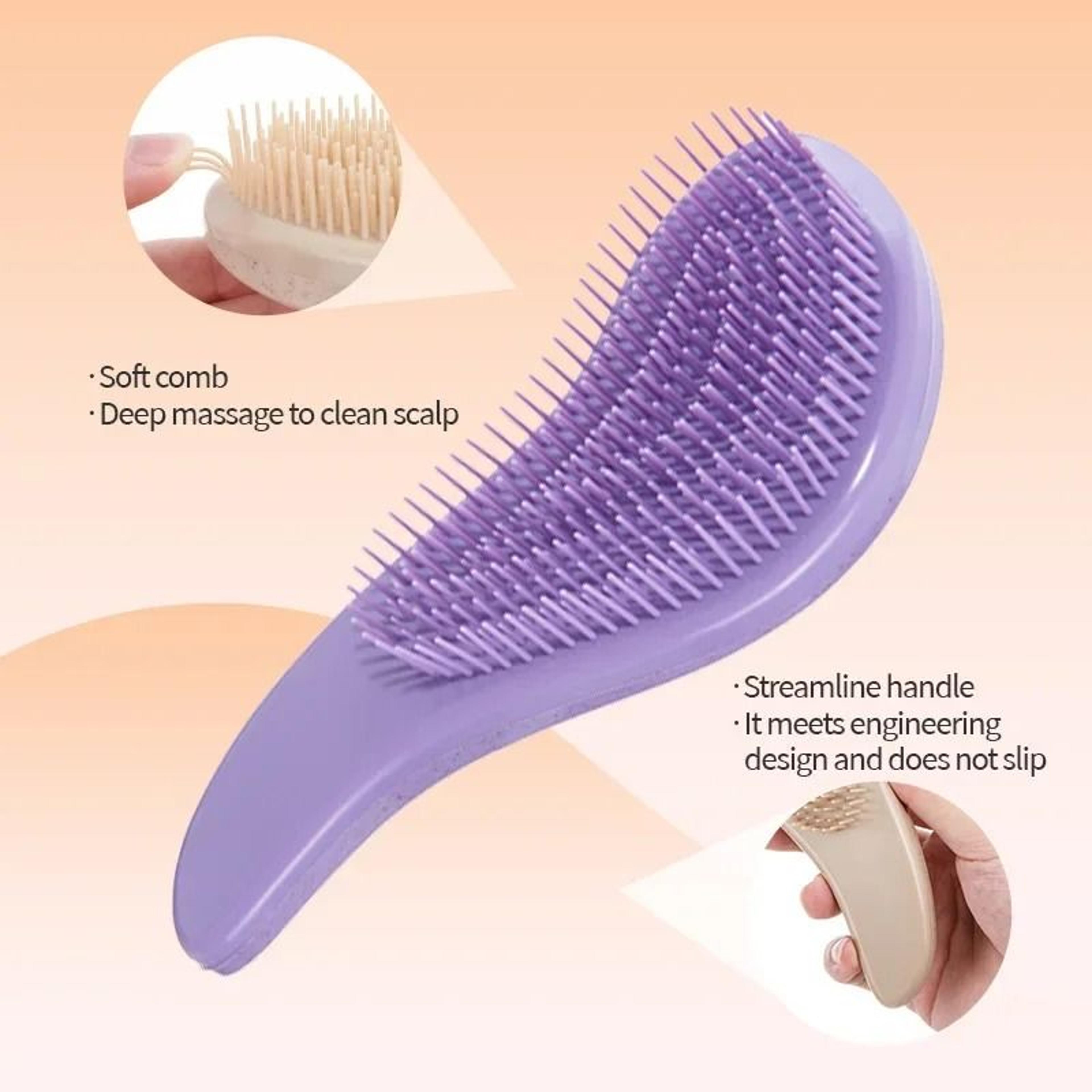 Magic Detangling Hair Brush Soft Scalp Massage Comb For Gentle Grooming 2