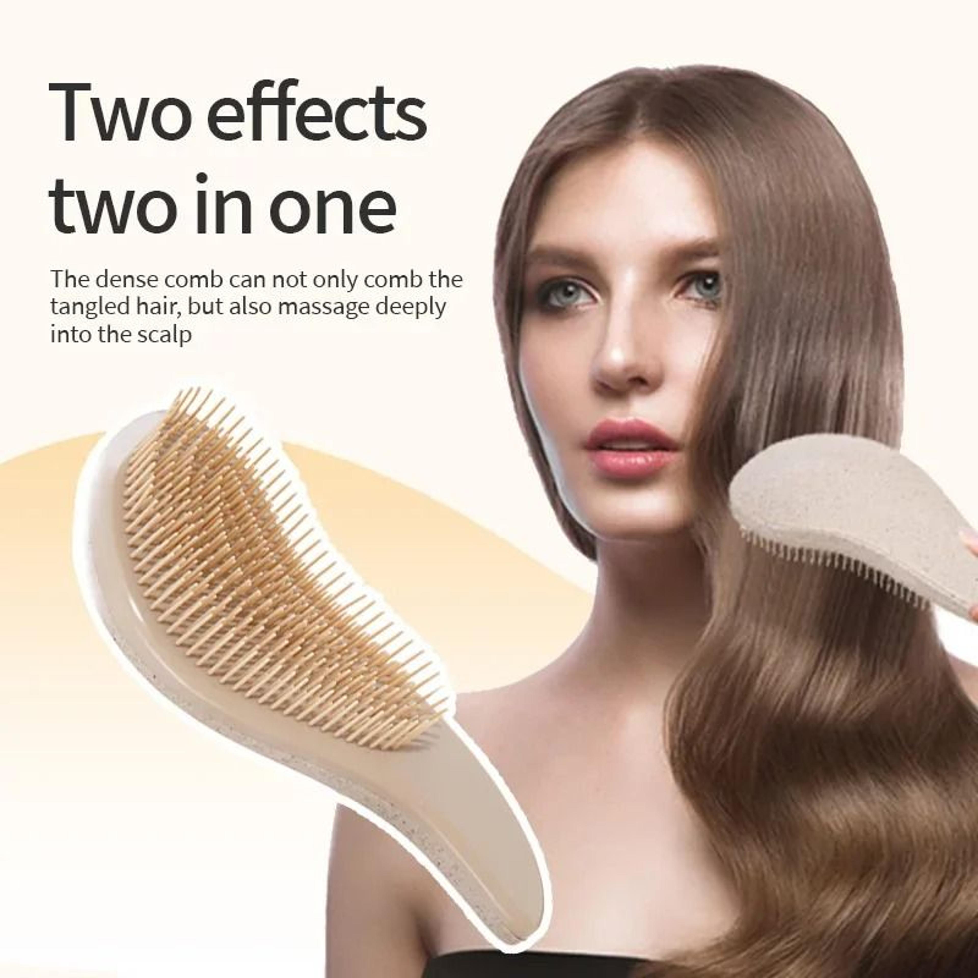Magic Detangling Hair Brush Soft Scalp Massage Comb For Gentle Grooming 3