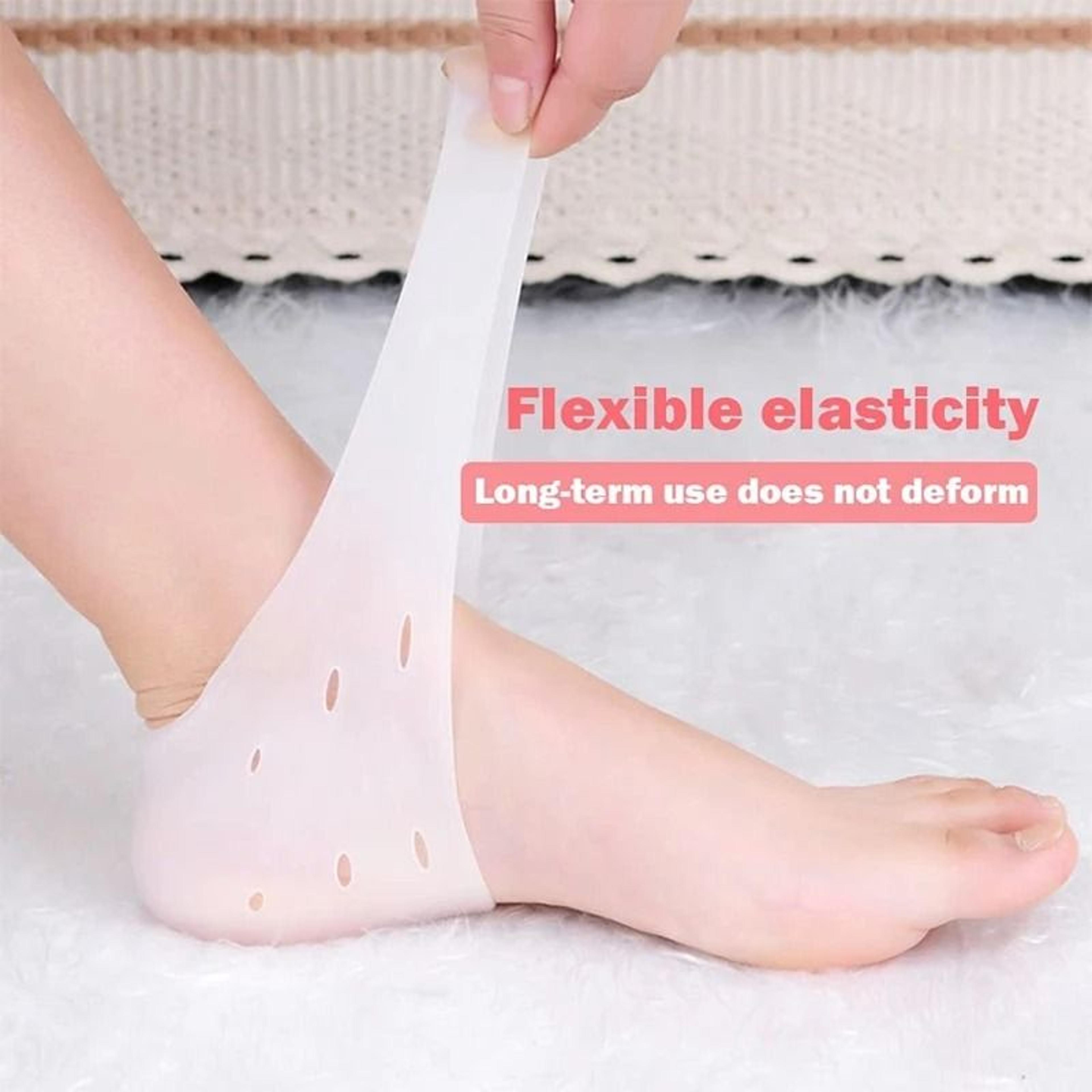 Silicone Gel Heel Protectors With Metatarsal Pads Foot Pain Relief And Blister Prevention 2