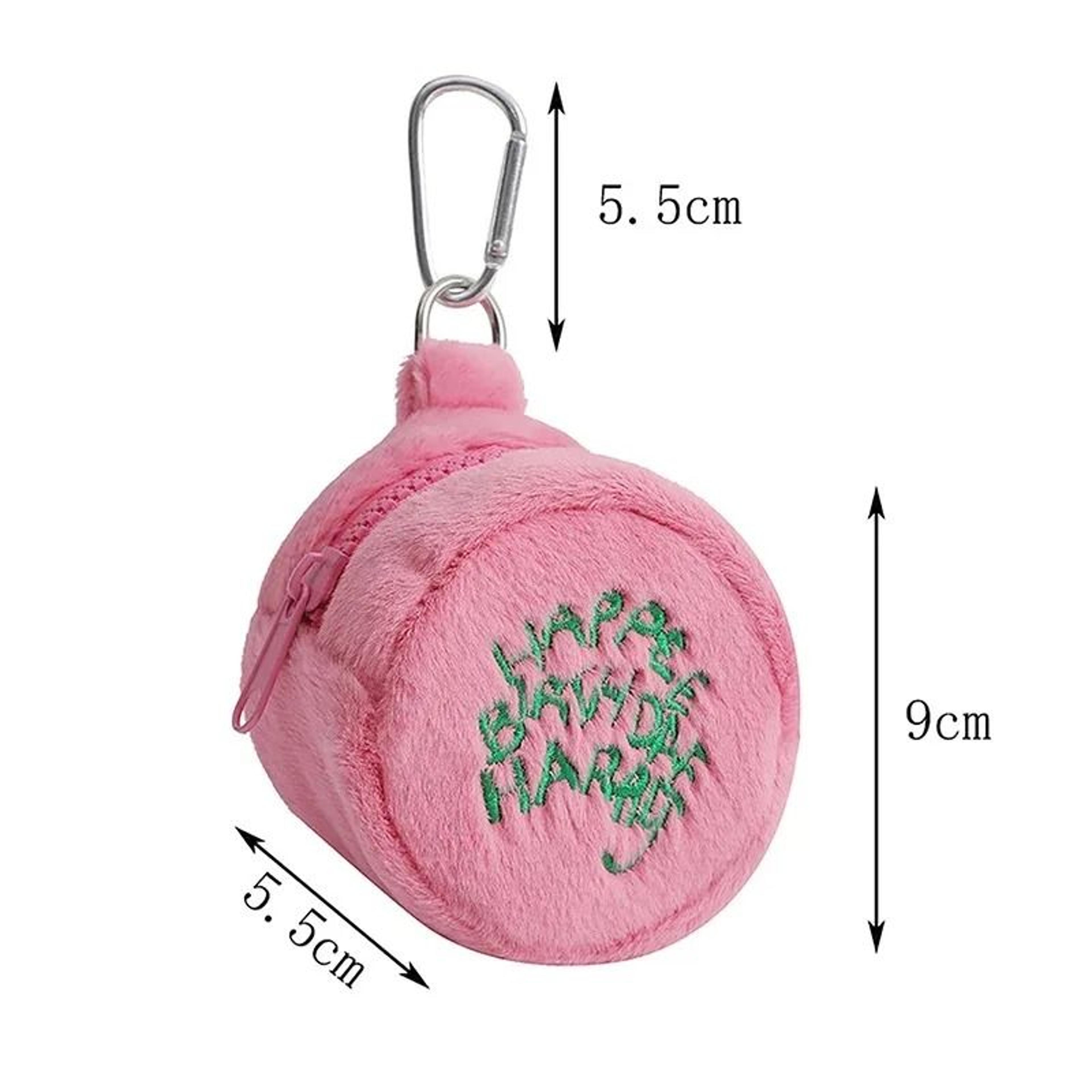 Cute Plush Mini Coin Pouch Portable Earphone And Accessory Bag 7