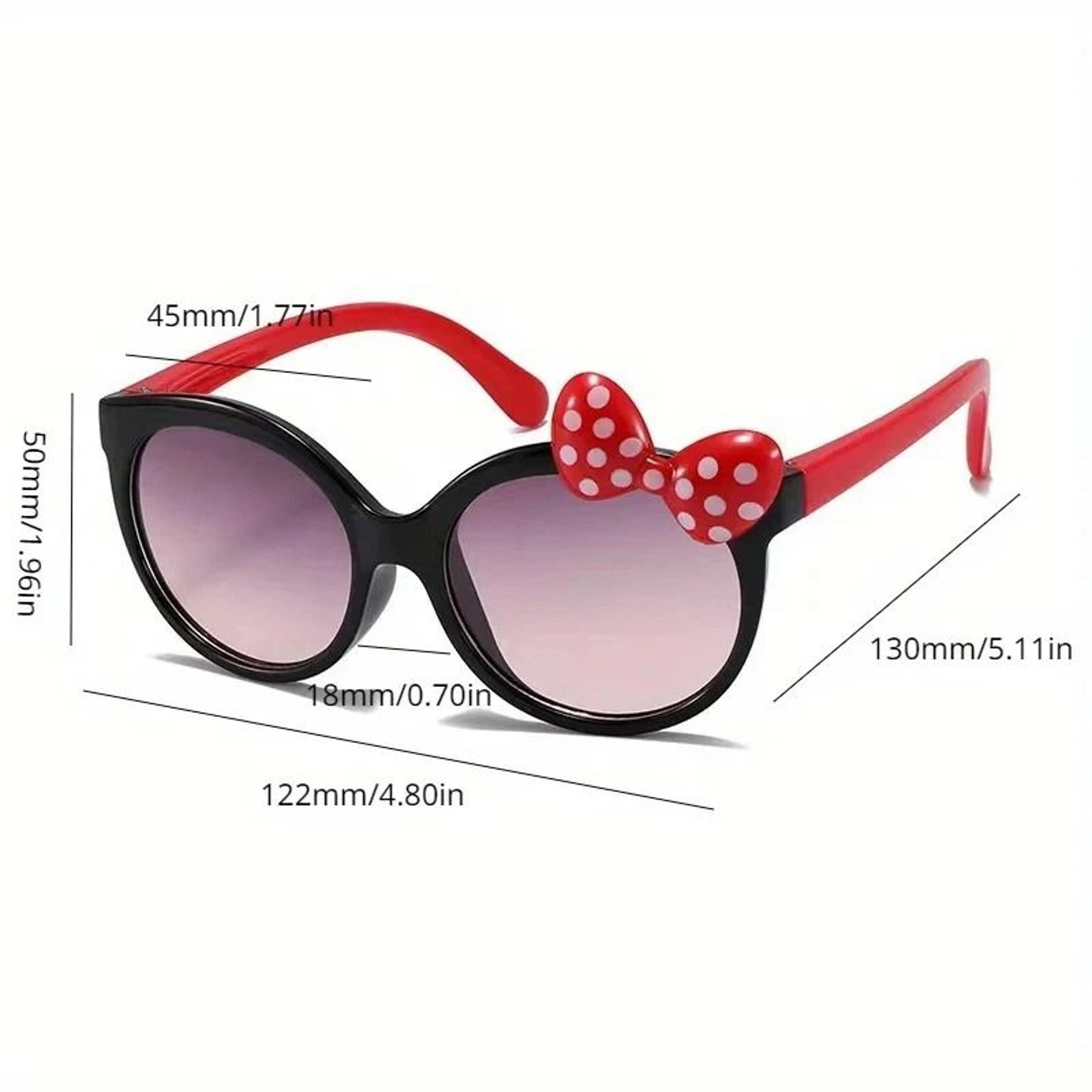 Oversized Bow Decor Kids Sunglasses Fun Party Travel Sun Glasses For Teens And Children 5