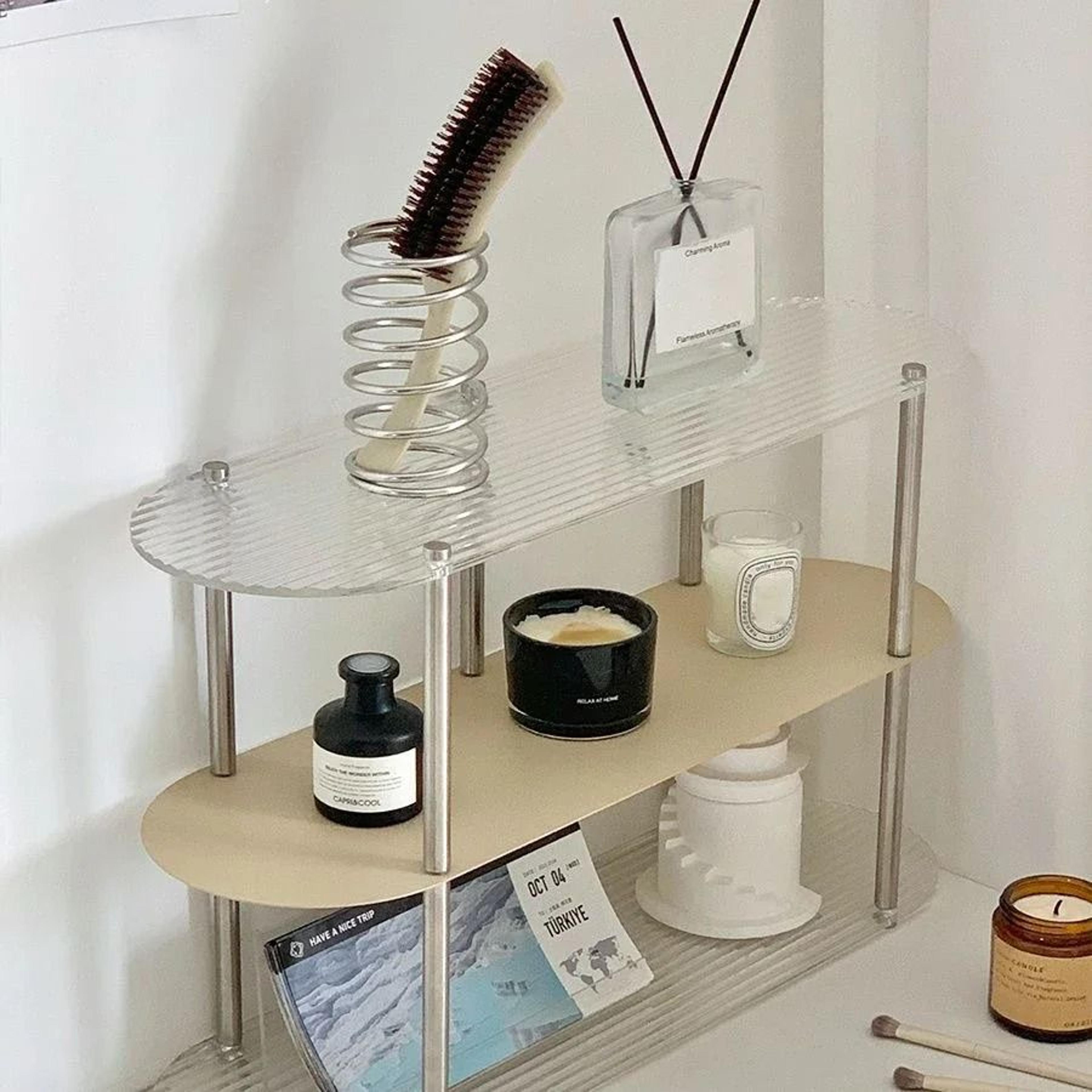 Stainless Steel Toothbrush Holder Multipurpose Bathroom Storage Rack 4