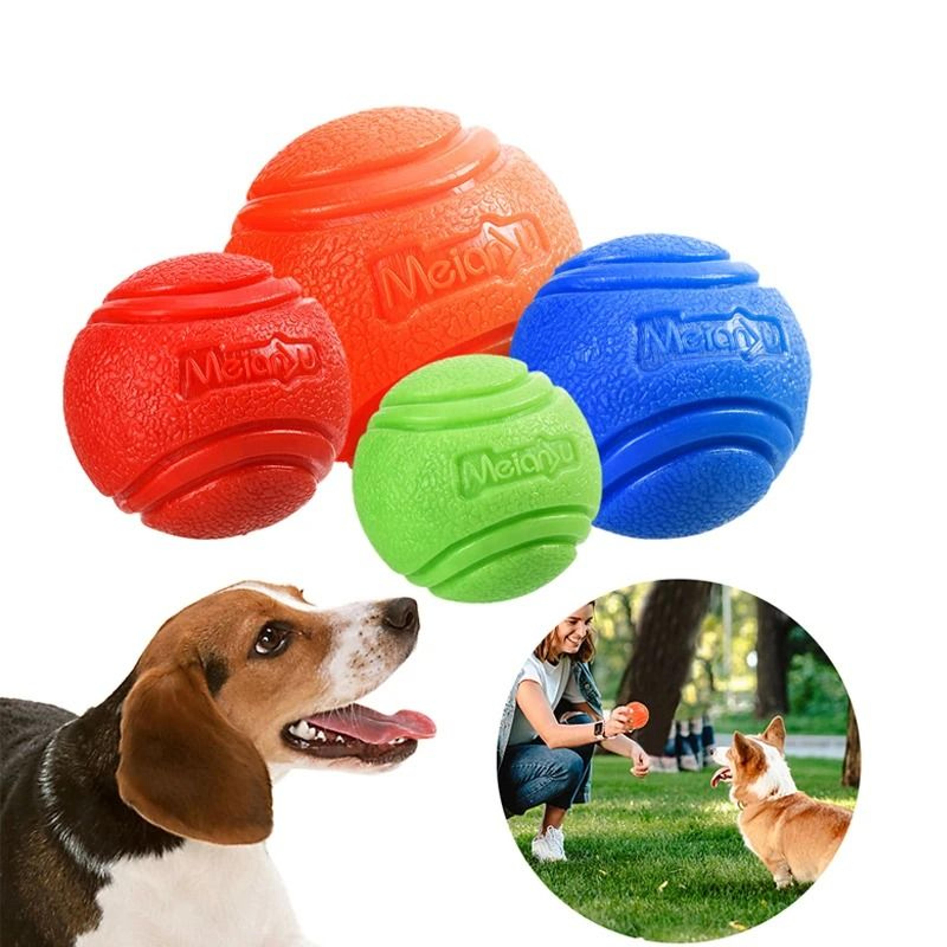 Durable Rubber Dog Toy Ball For Chewing And Play 0