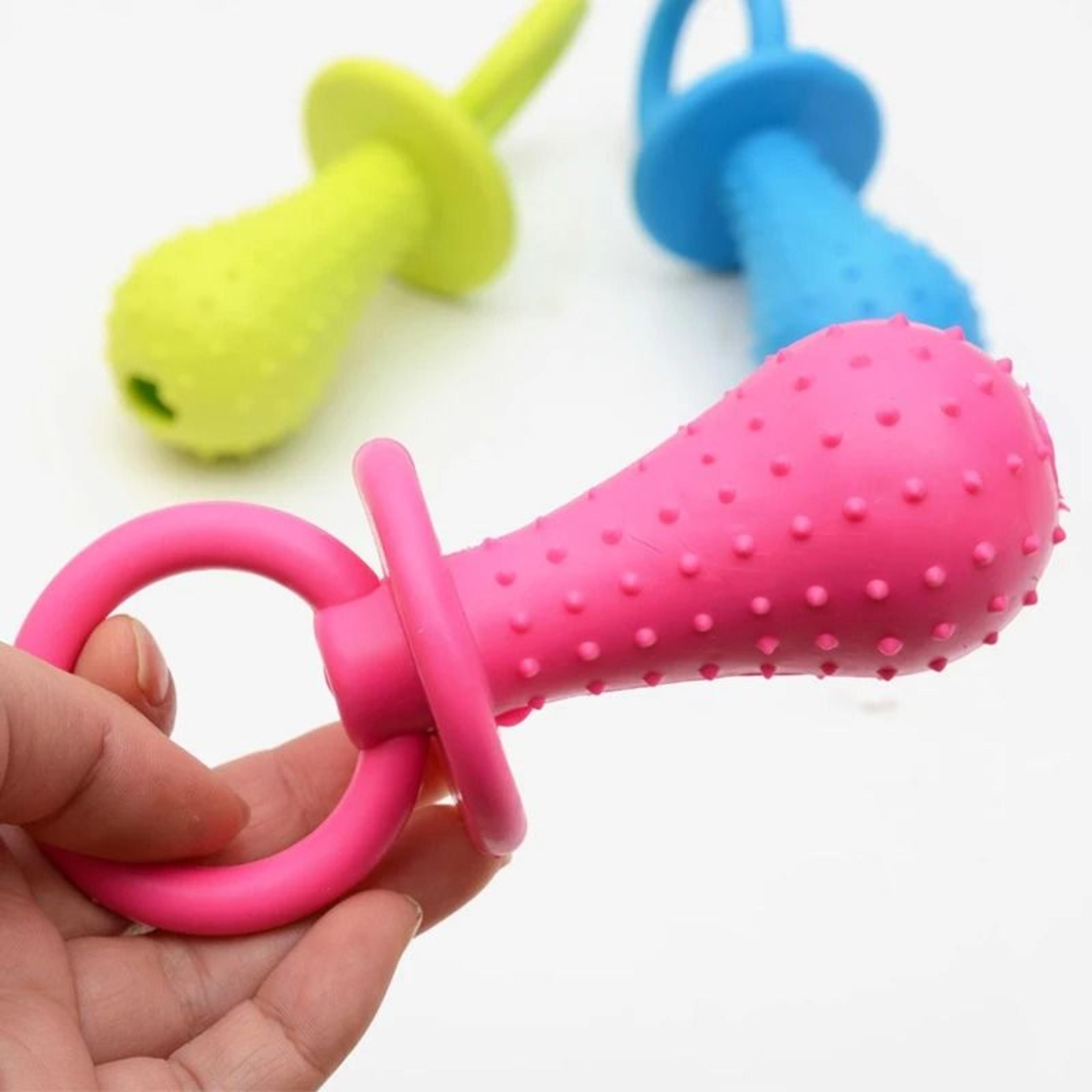 Soft Rubber Dog Chew Bone Toy 1