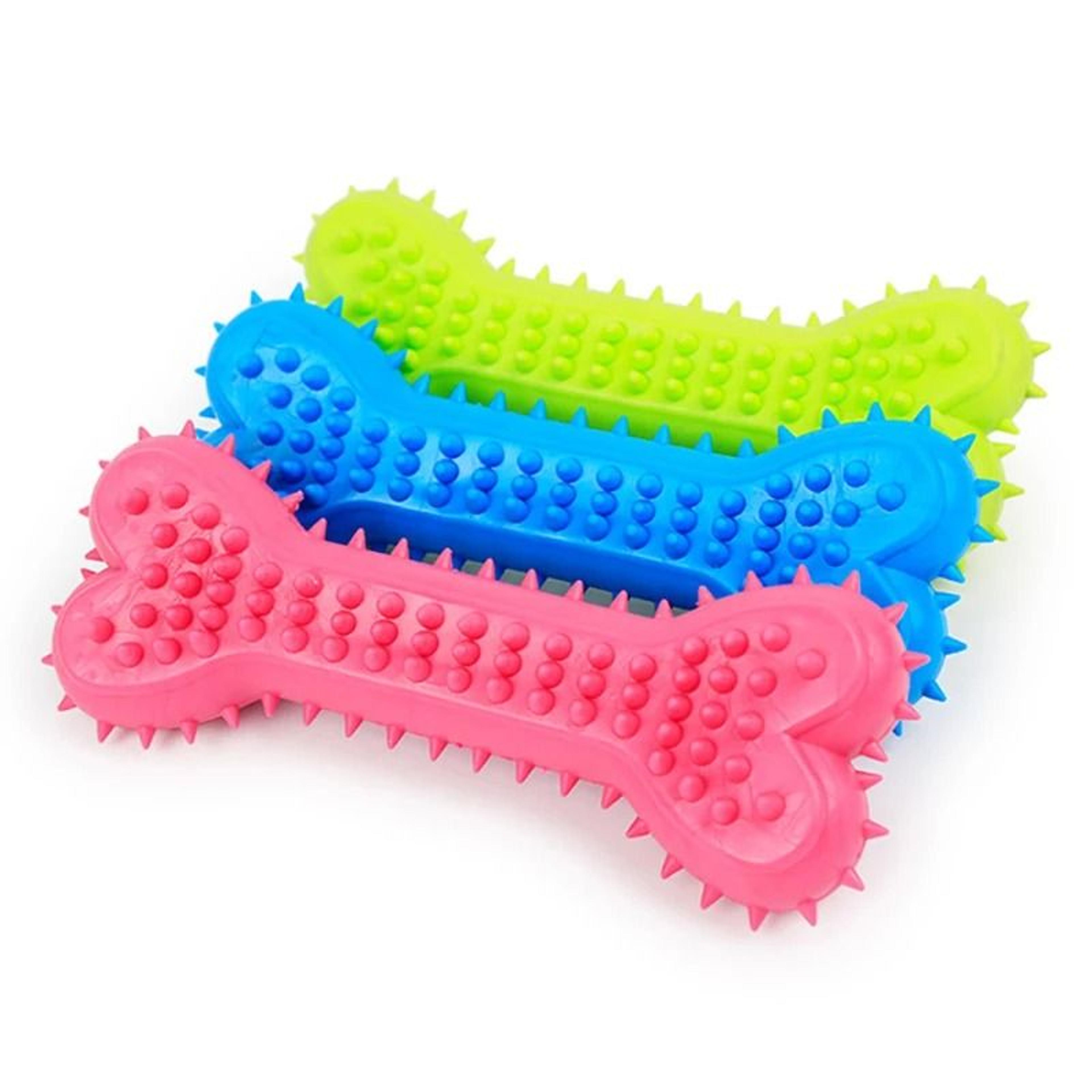 Soft Rubber Dog Chew Bone Toy 3