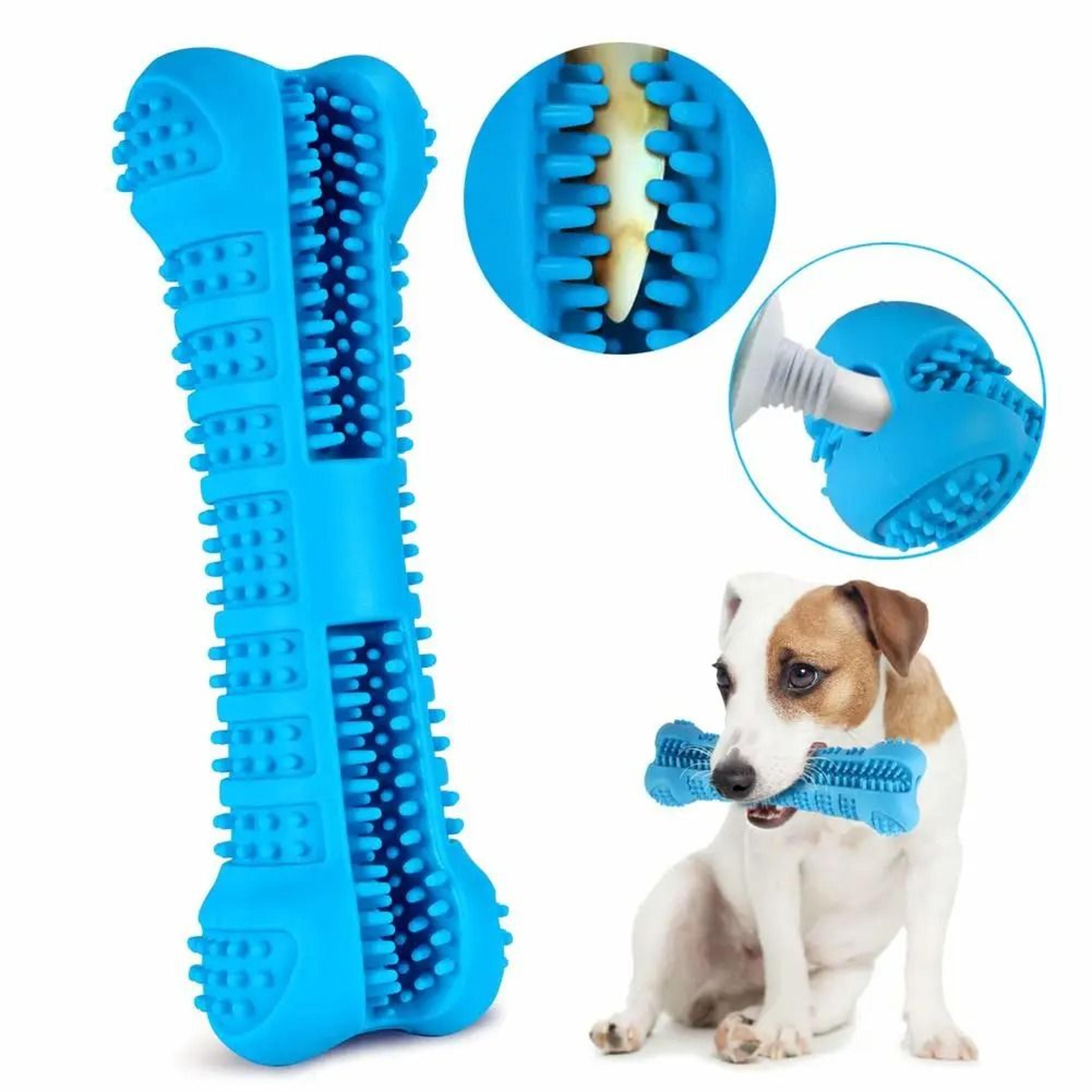 Soft Rubber Dog Toothbrush Chew Toy For Small And Medium Dogs 0