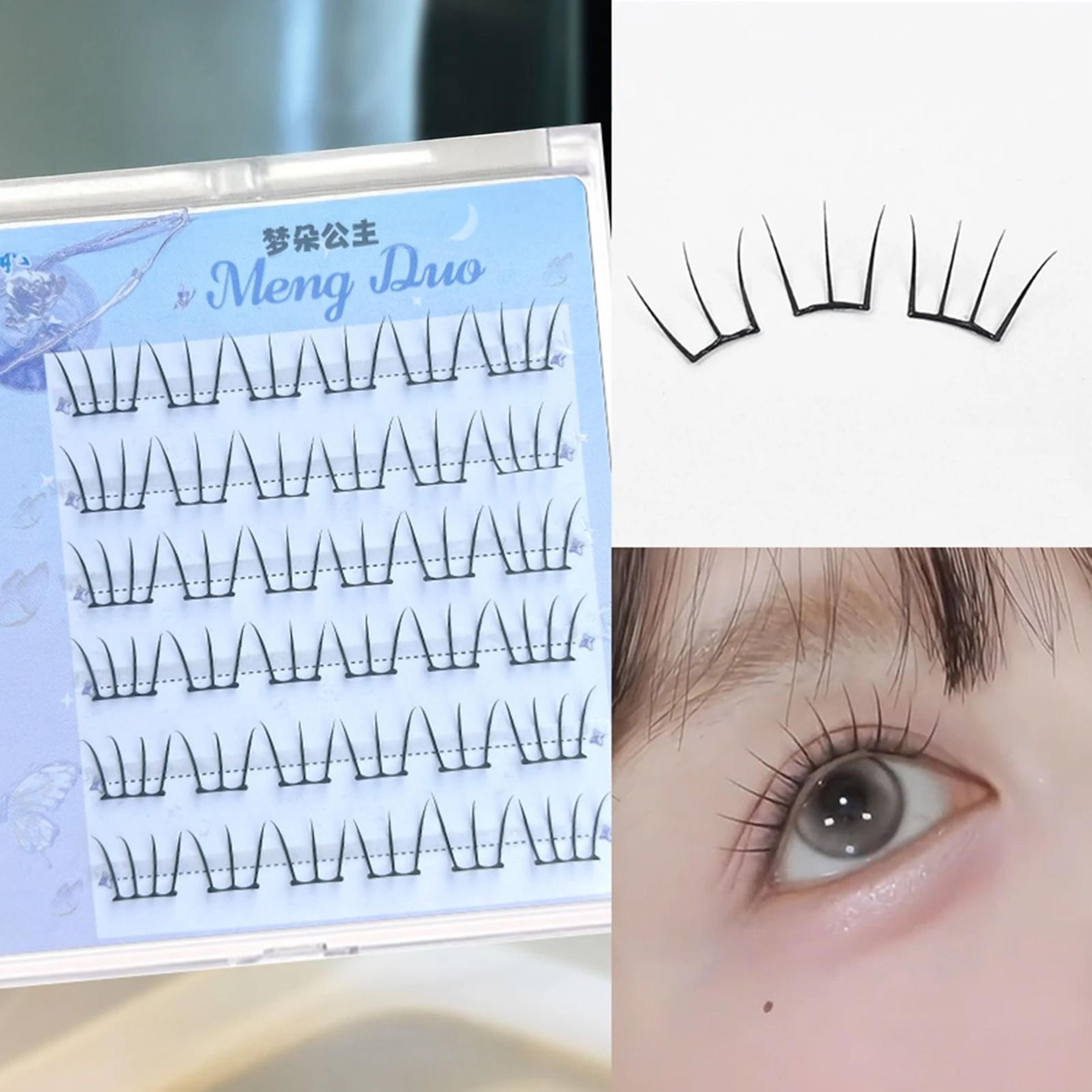 Easy Apply Self Adhesive Individual Eyelashes Fluffy Cluster Lashes 2