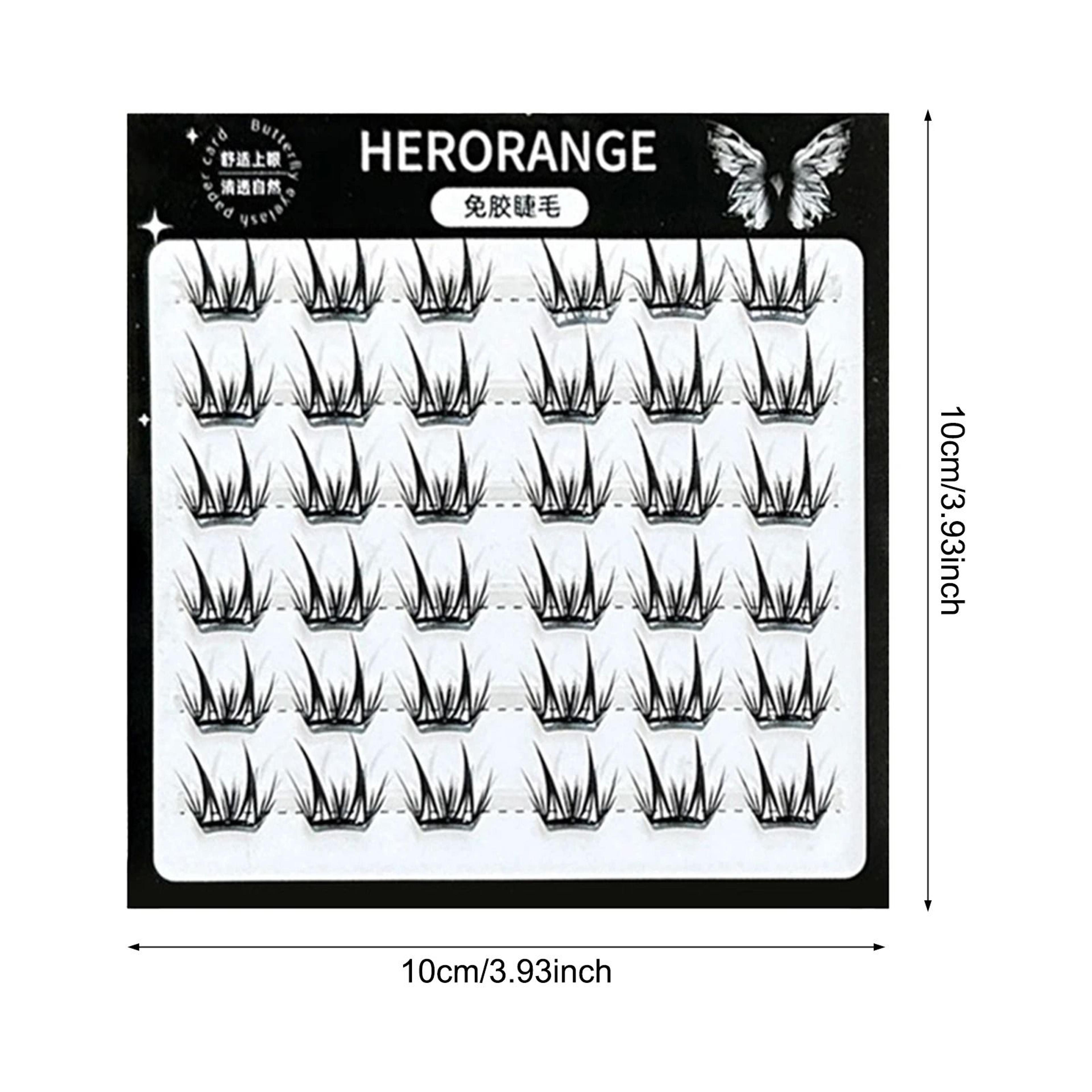 Easy Apply Self Adhesive Individual Eyelashes Fluffy Cluster Lashes 11