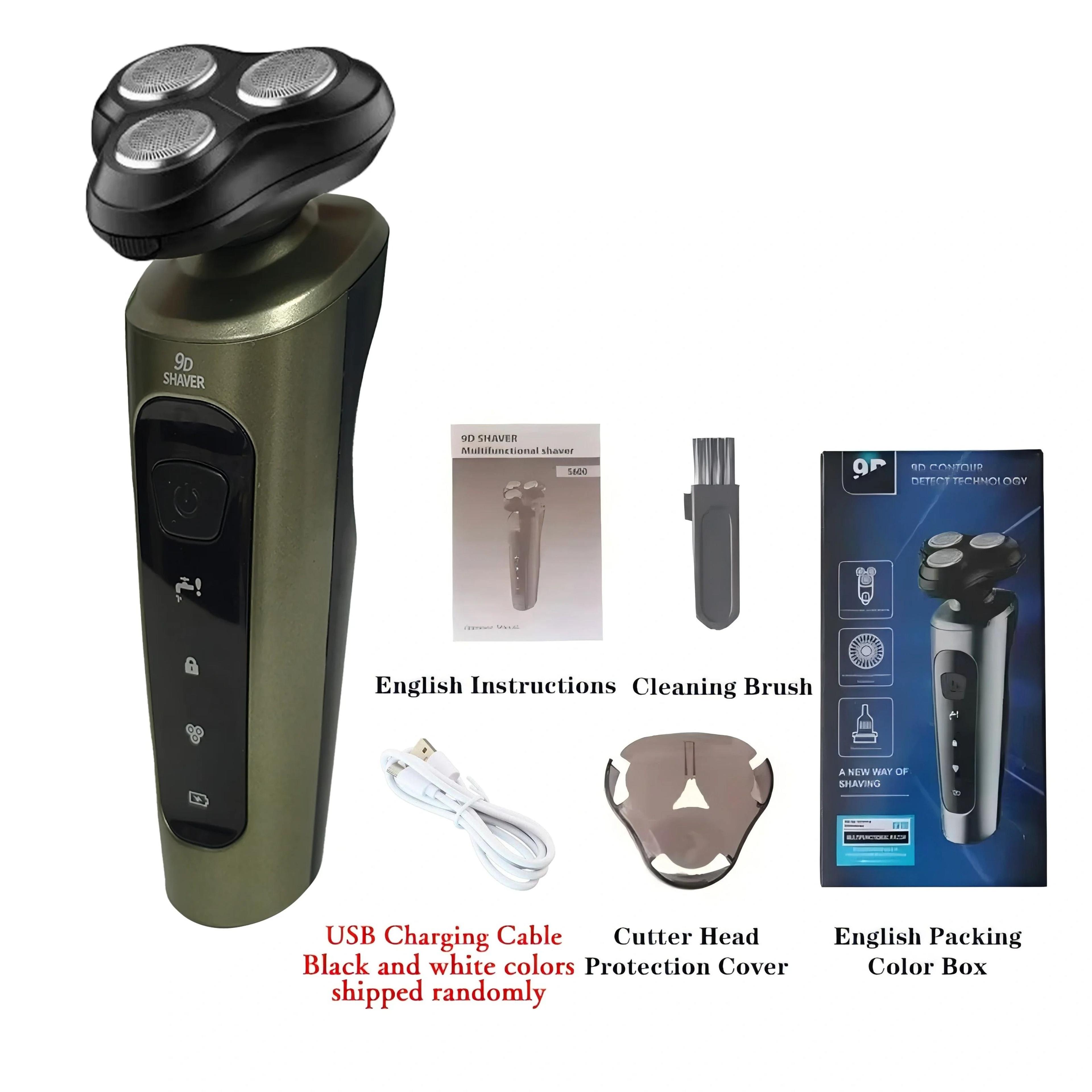 Electric Shaver USB Rechargeable Full Body Washable Razor 7