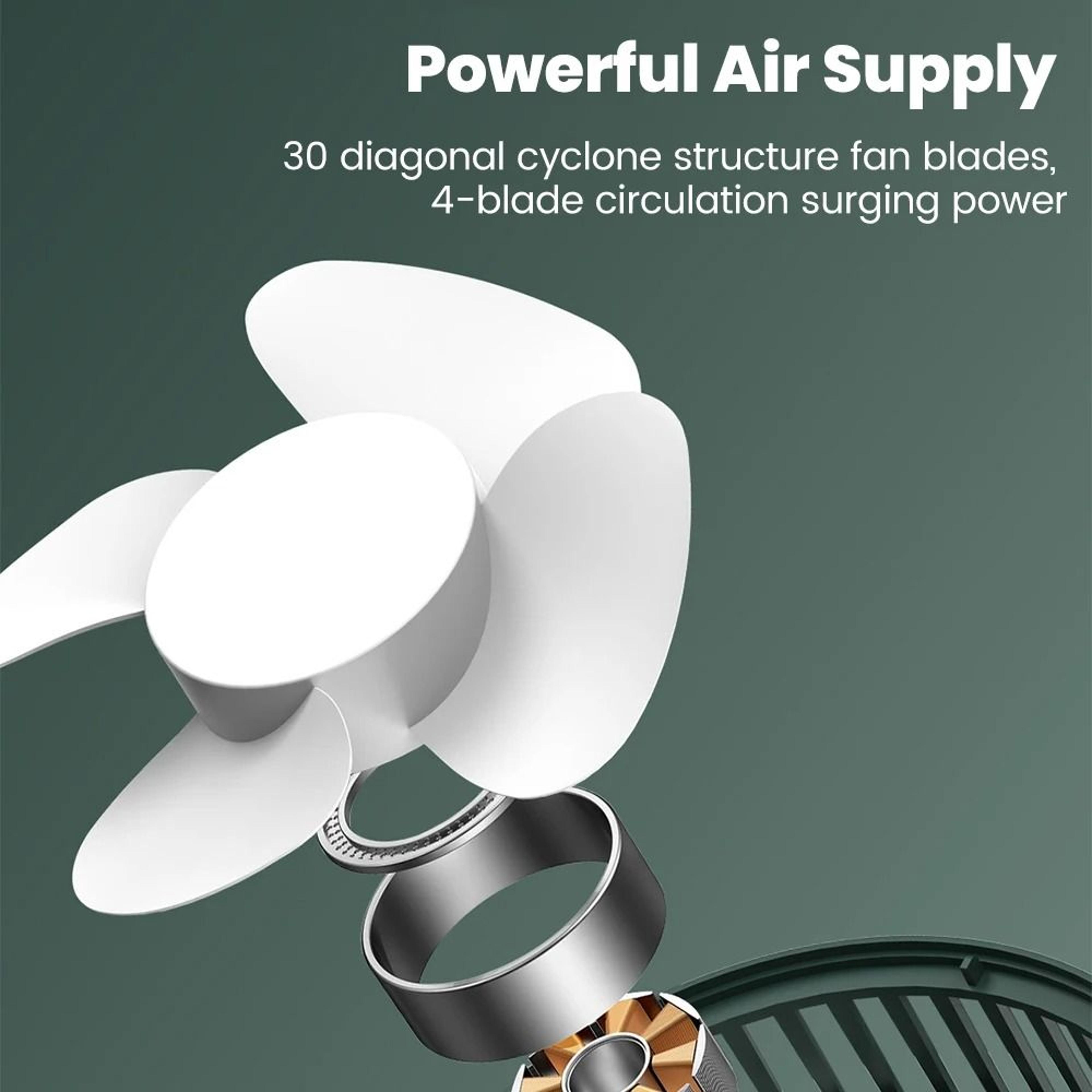 Mini USB Rechargeable Table Fan Portable Desk Fan For Home Office Dormitory 4