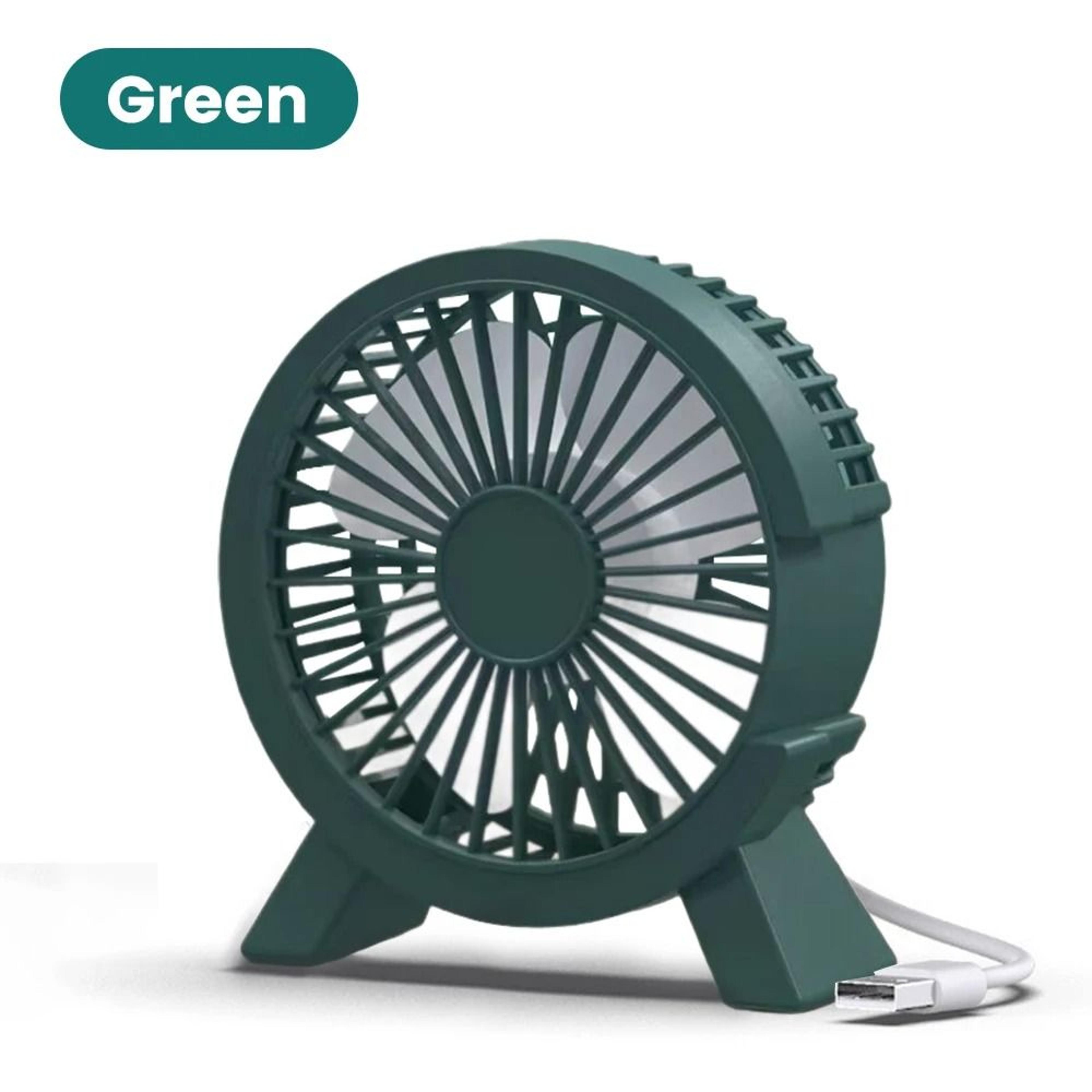 Mini USB Rechargeable Table Fan Portable Desk Fan For Home Office Dormitory 6