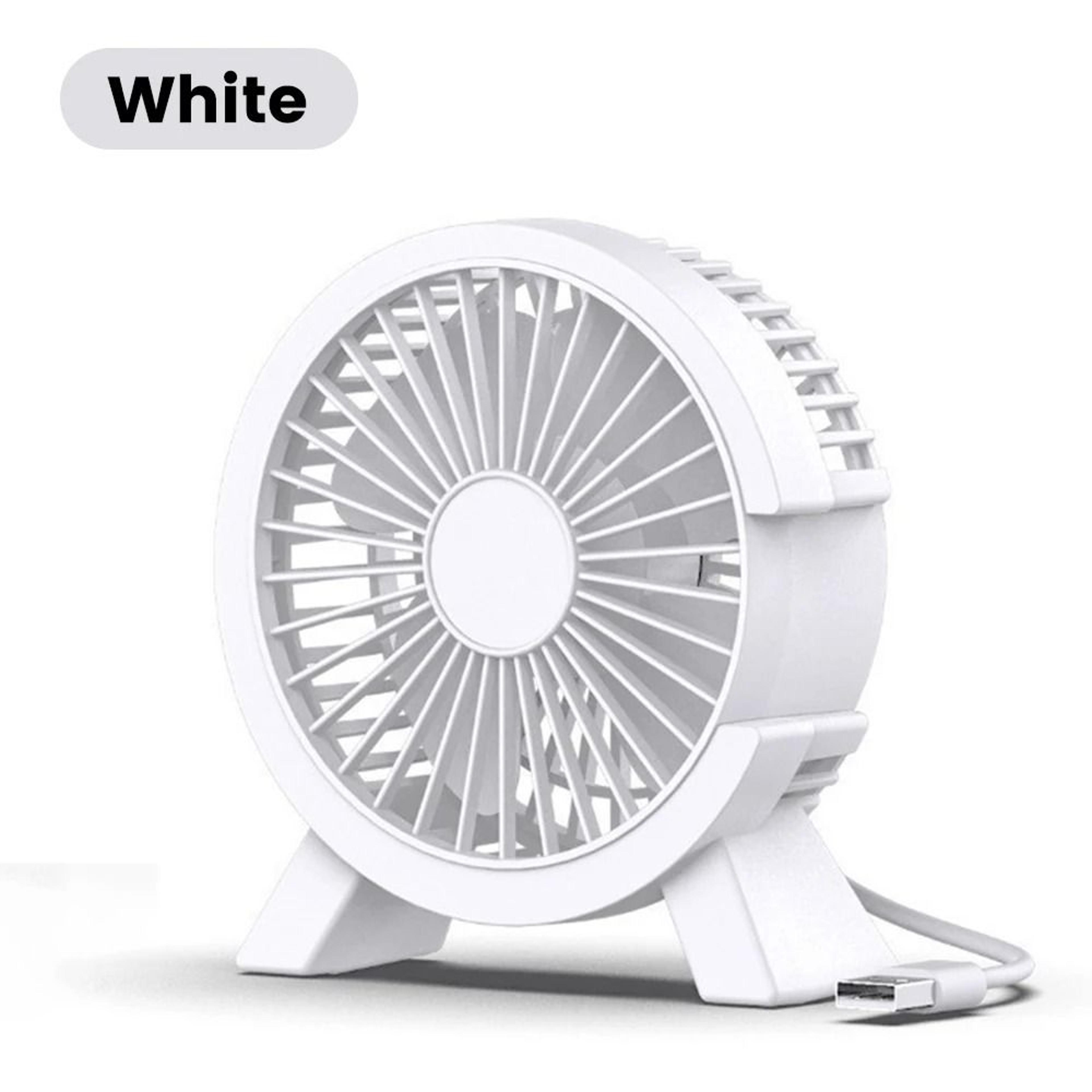 Mini USB Rechargeable Table Fan Portable Desk Fan For Home Office Dormitory 7