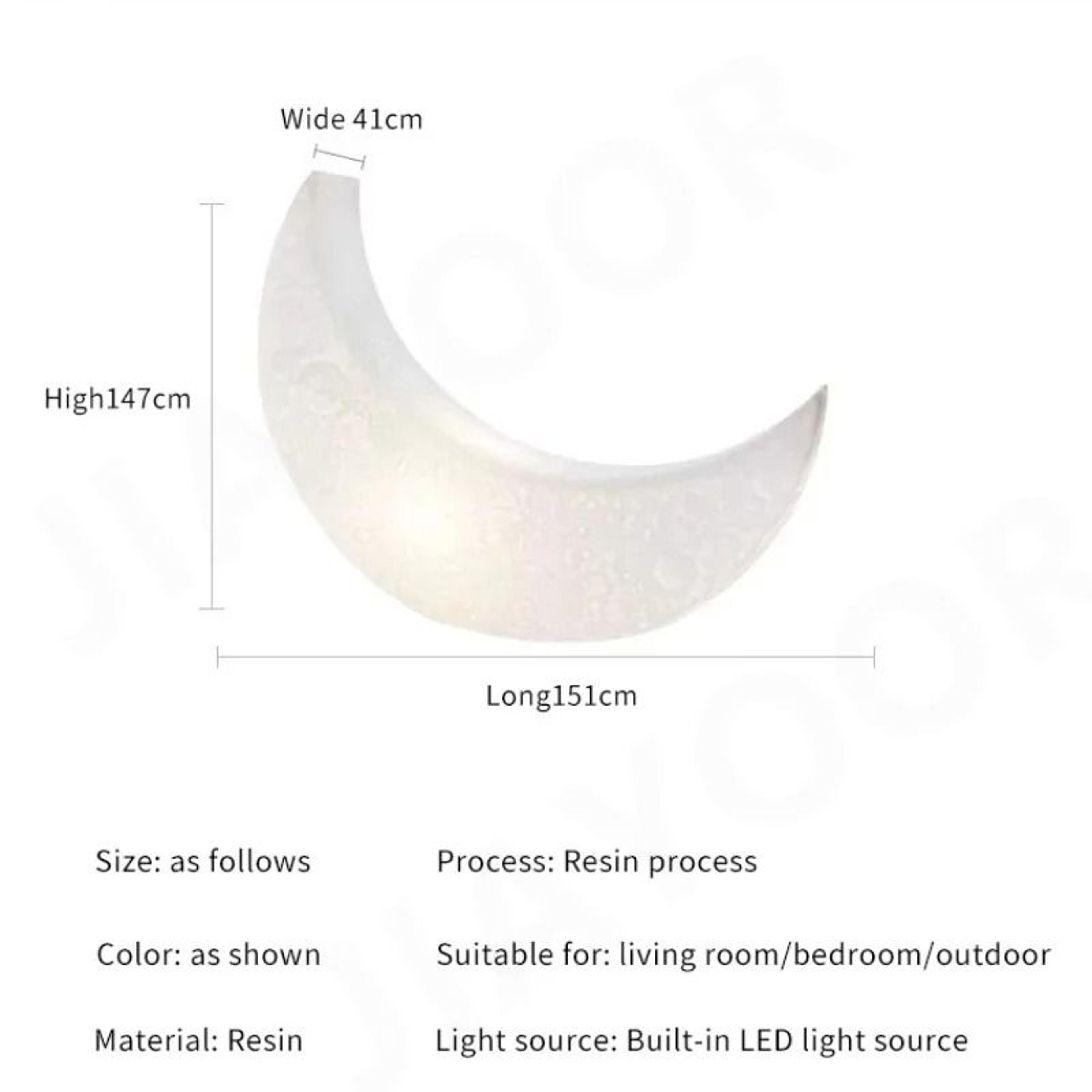 Crescent Moon Lounge Lamp Chair With Soft Ambient Glow 6