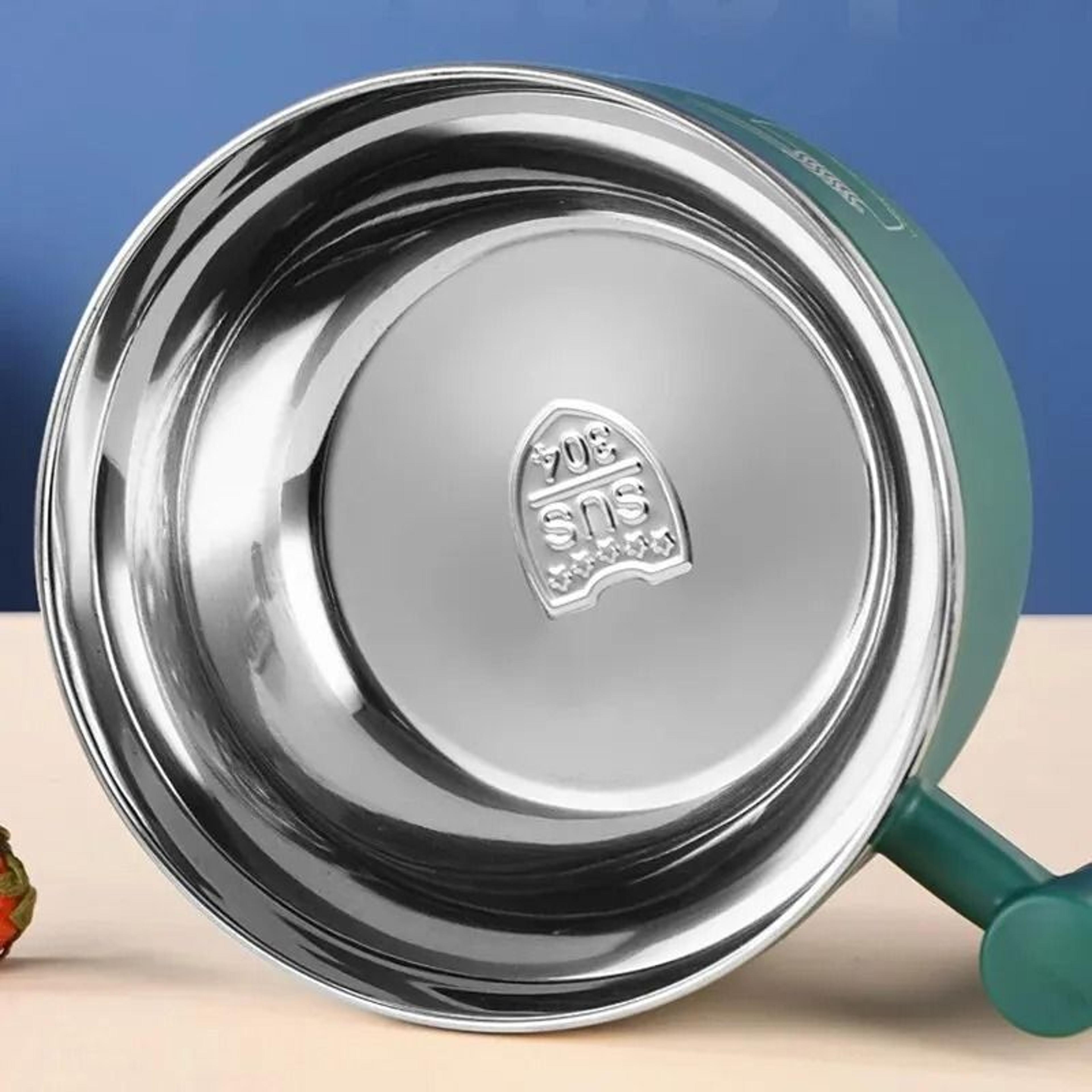 Stainless Steel Instant Noodle Bowl With Lid And Portable Handle 3