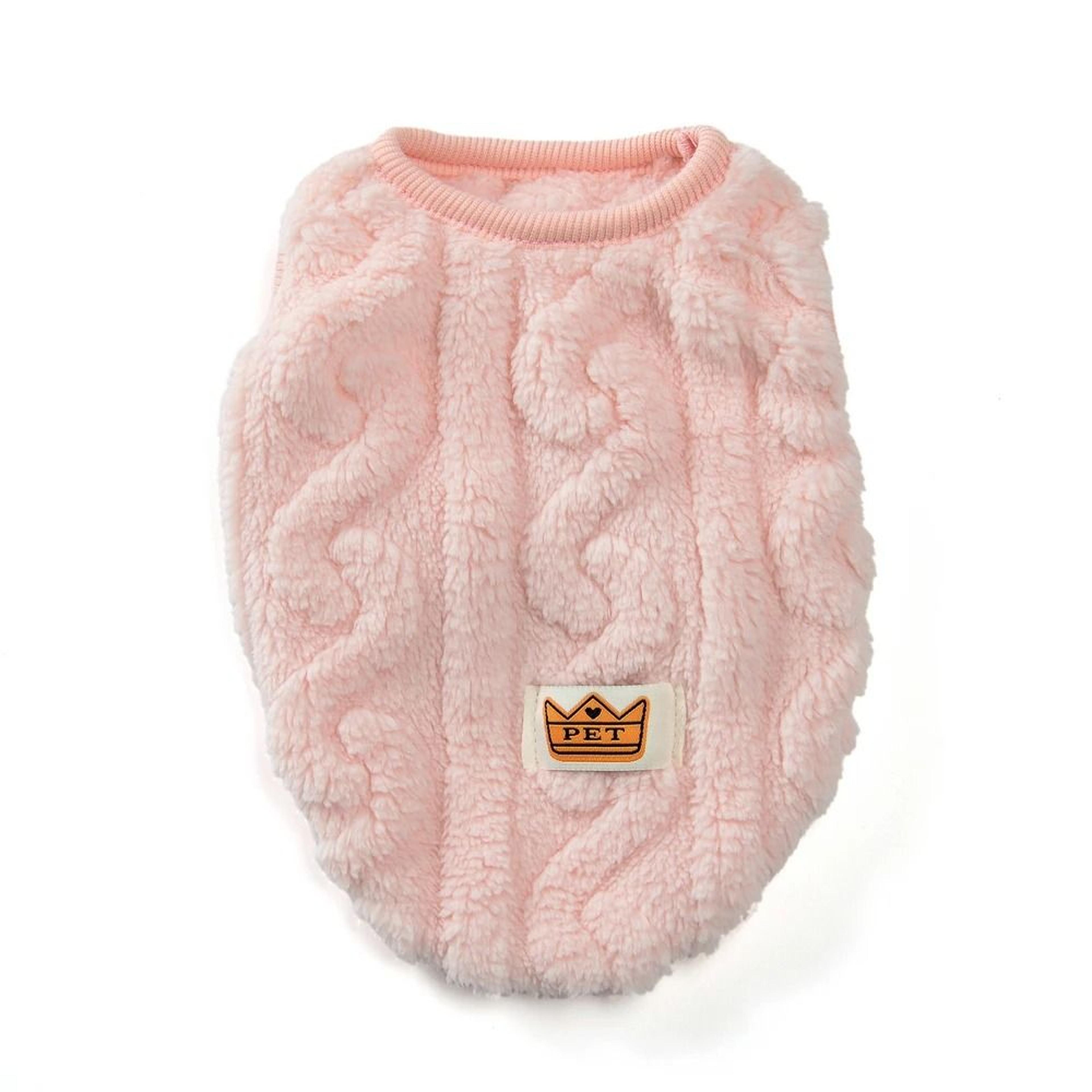 Fleece Warm Dog Vest With Soft Plush Fabric For Winter Comfort 7