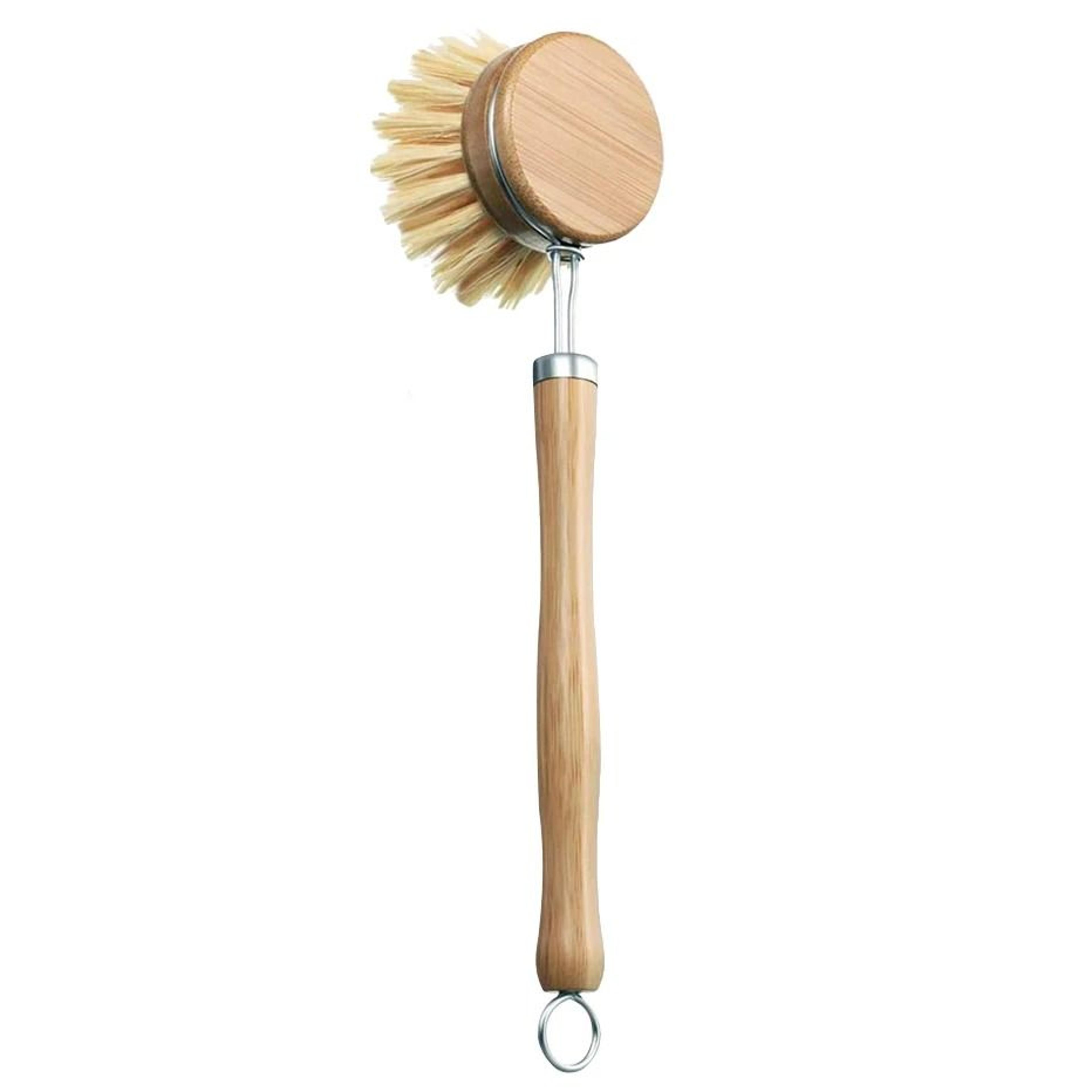 Bamboo Kitchen Cleaning Brush Set With Natural Bristles 6