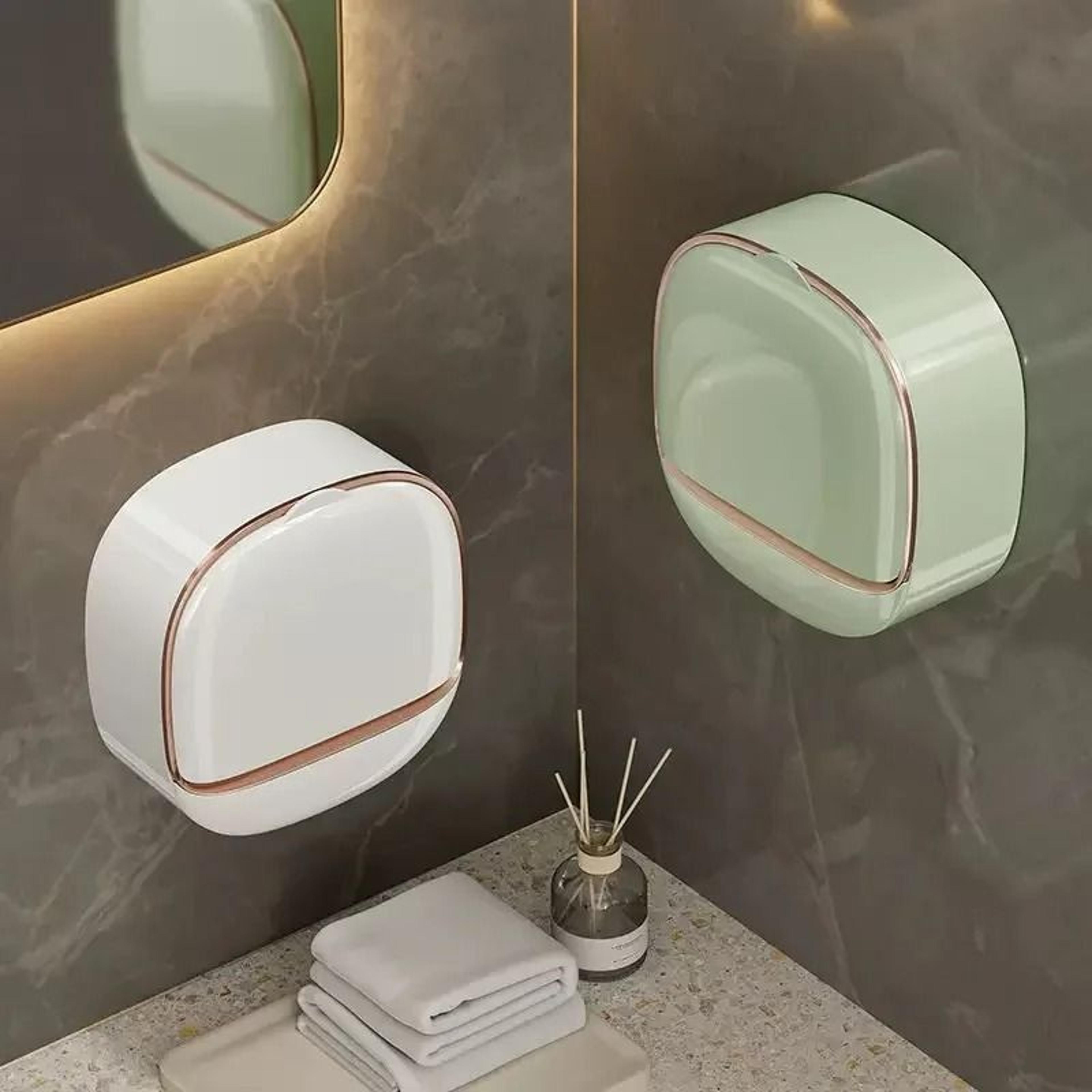 Waterproof Hanging Soap Box With Drainage For Bathroom Storage 0