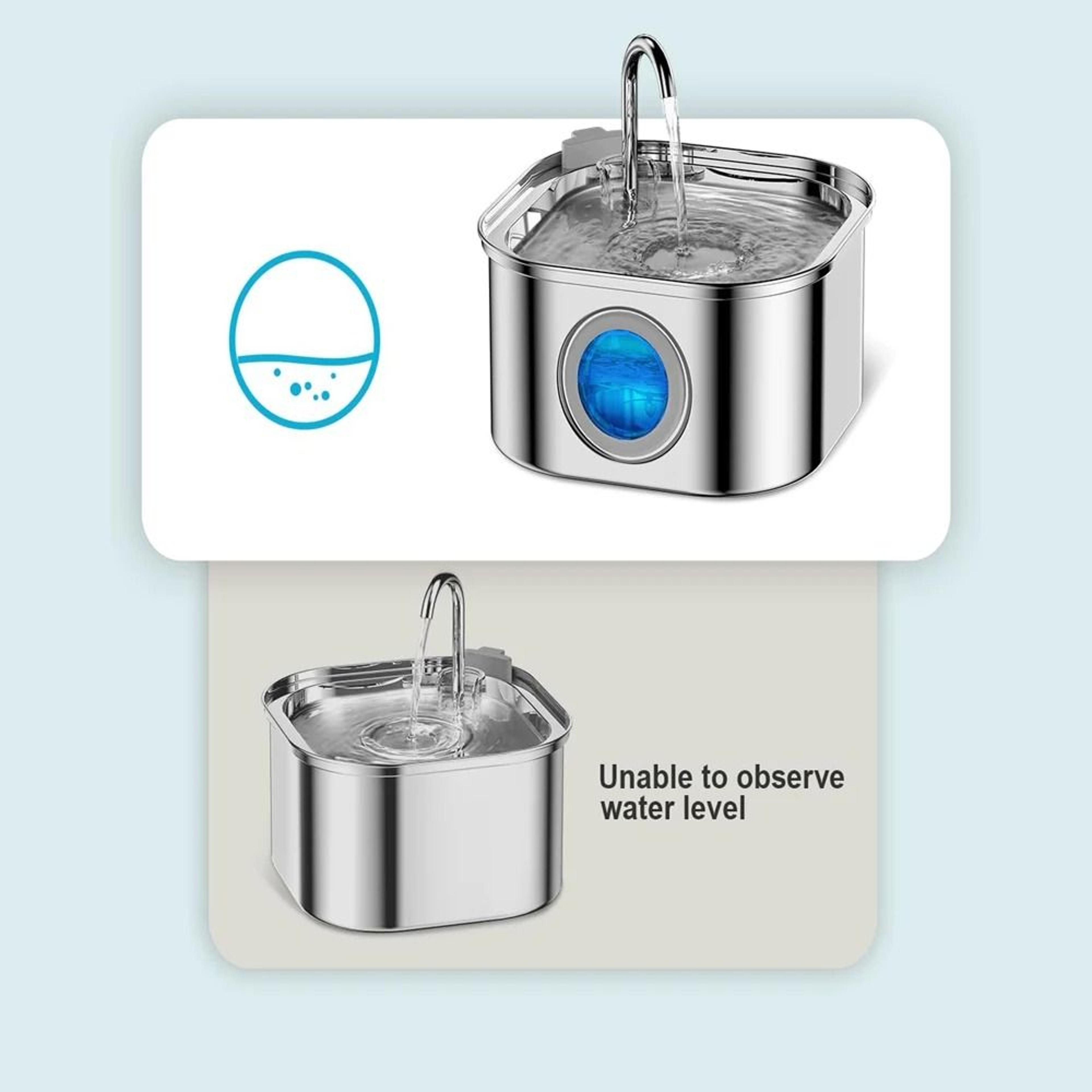 Stainless Steel 32 L Auto Pet Water Dispenser With Visual Window 3