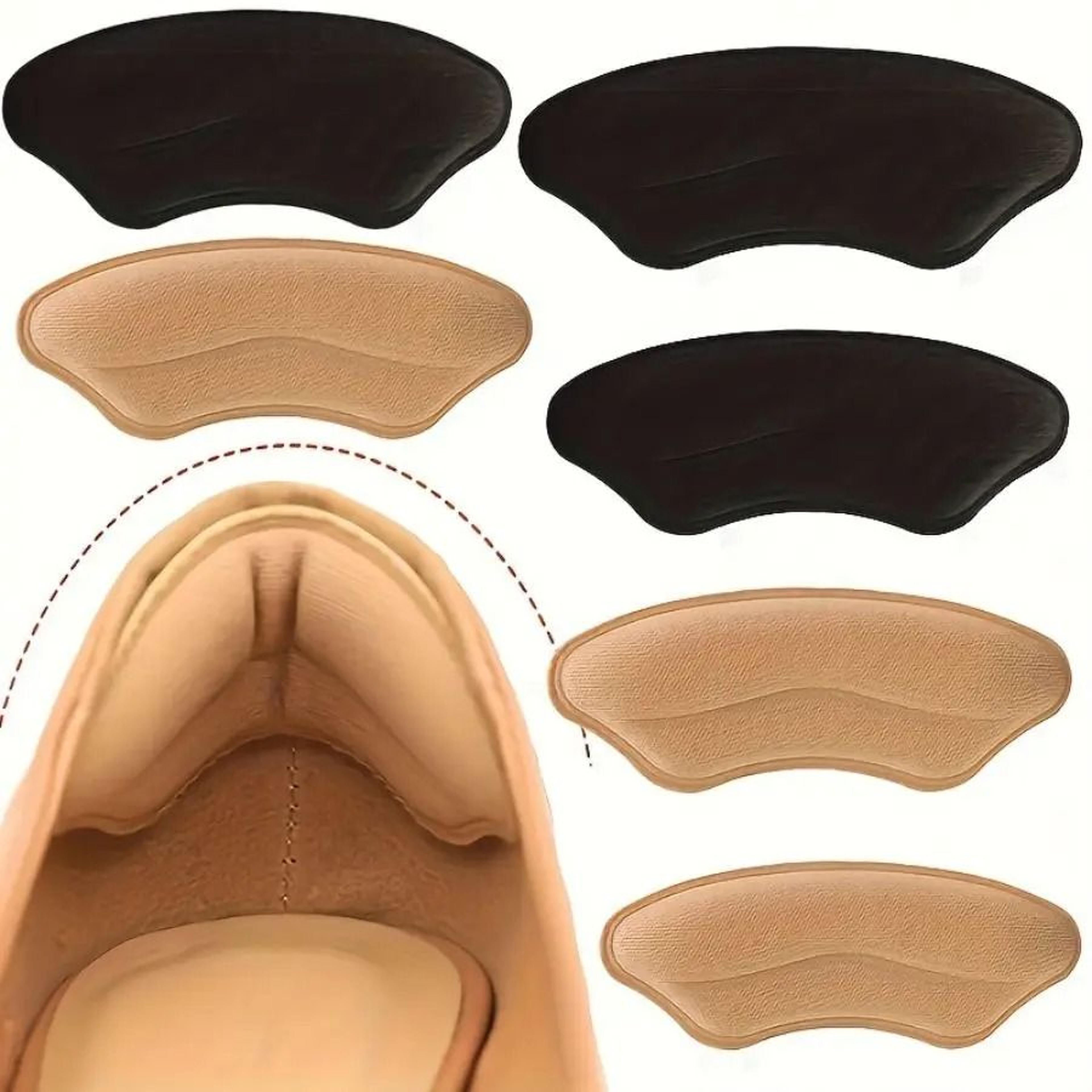 2 pack self adhesive heel pads for improved shoe fit and comfort