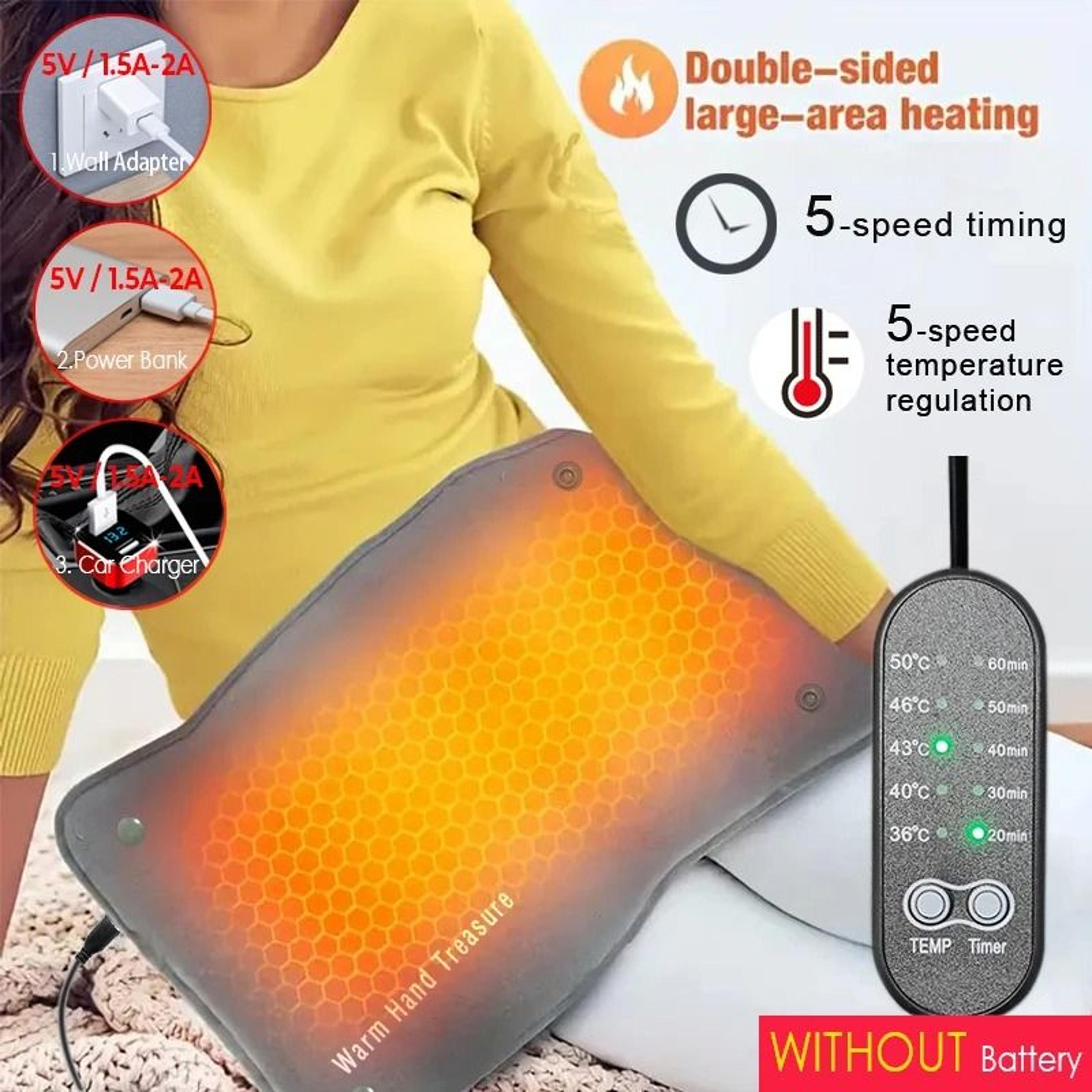 Graphene Quick Heating Warming Pad With Adjustable Temperature And USB Power Supply 7