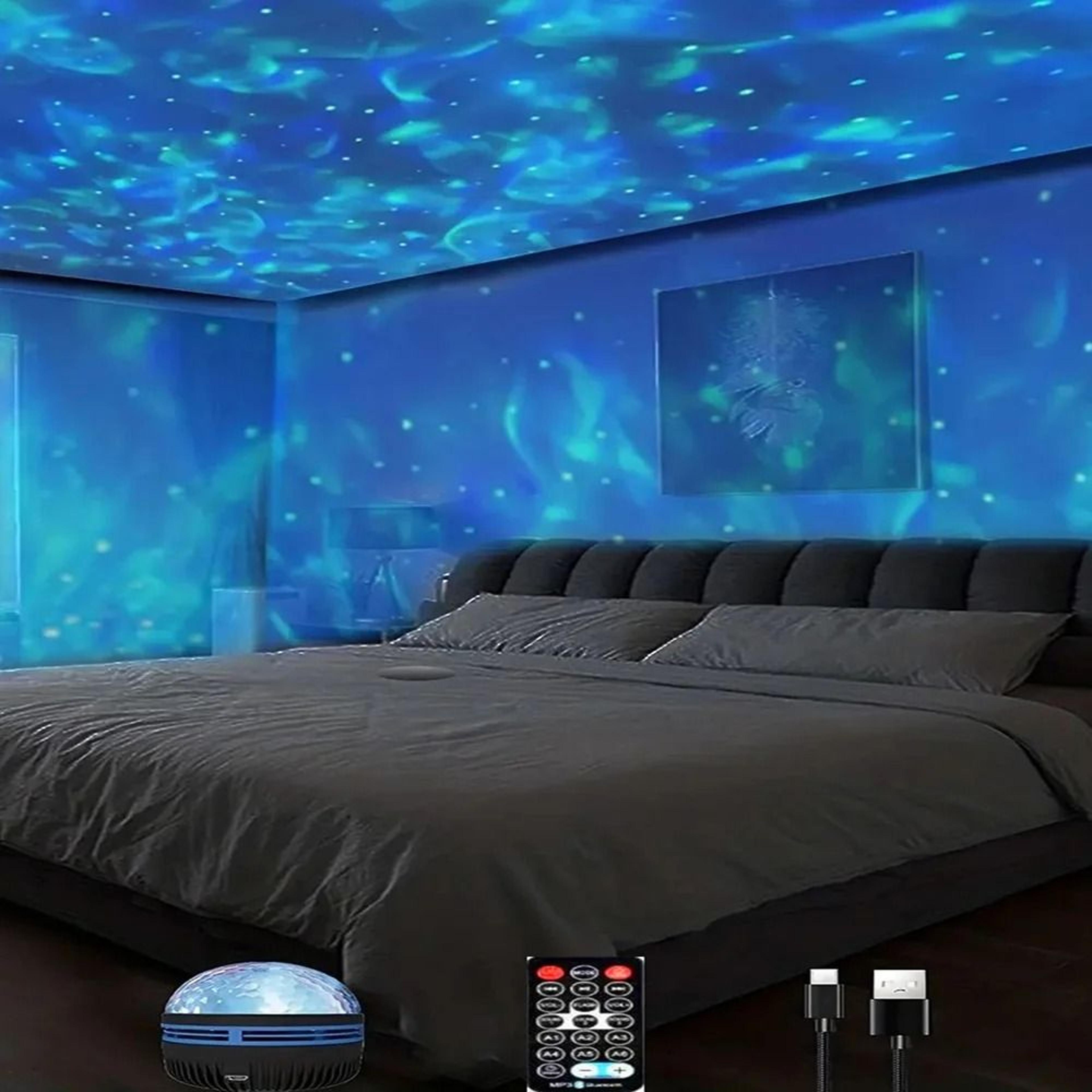 Star Galaxy Water Wave Projector Night Light For Bedroom And Room Decoration 0