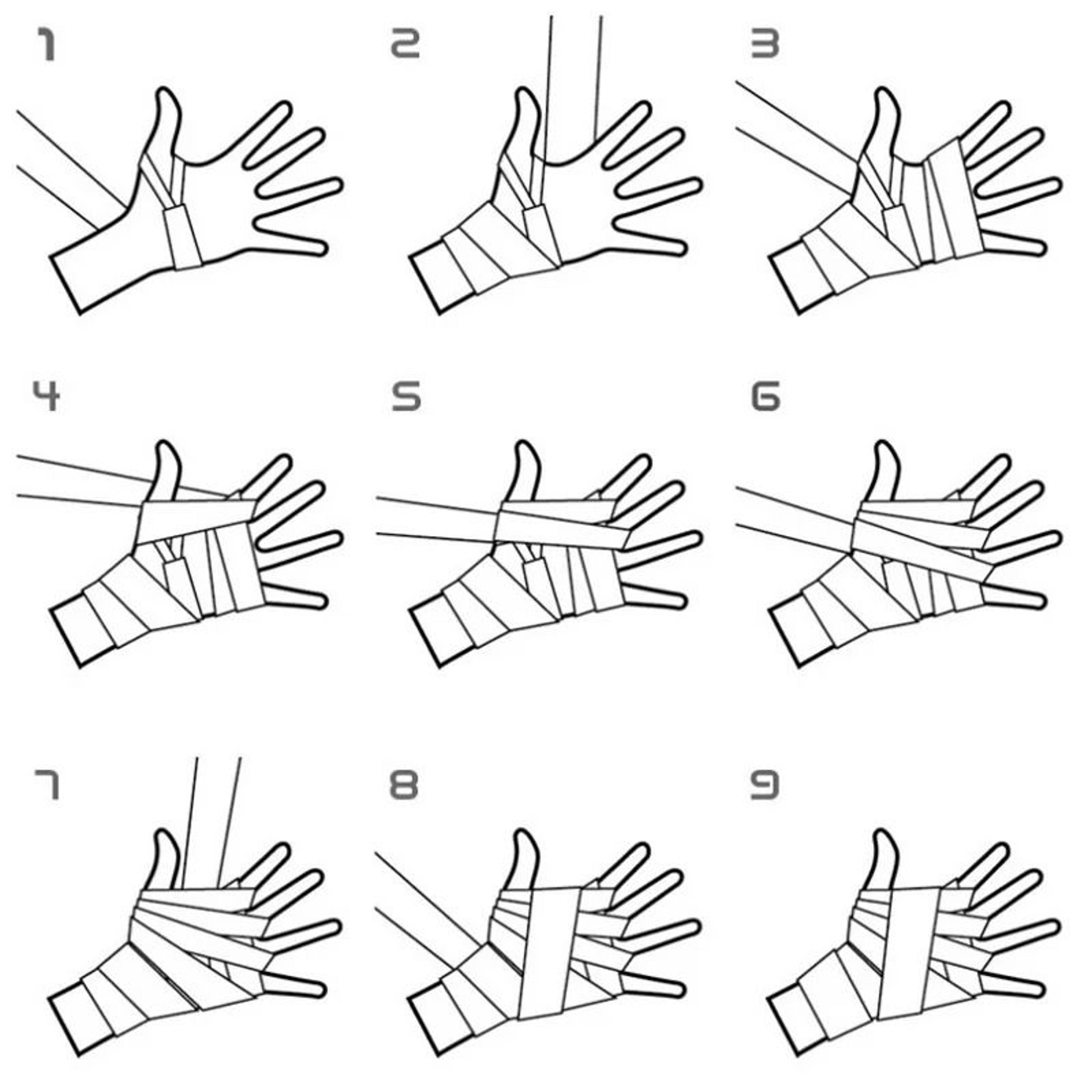 Cotton Sports Bandage Wraps For Hand And Wrist Support 3