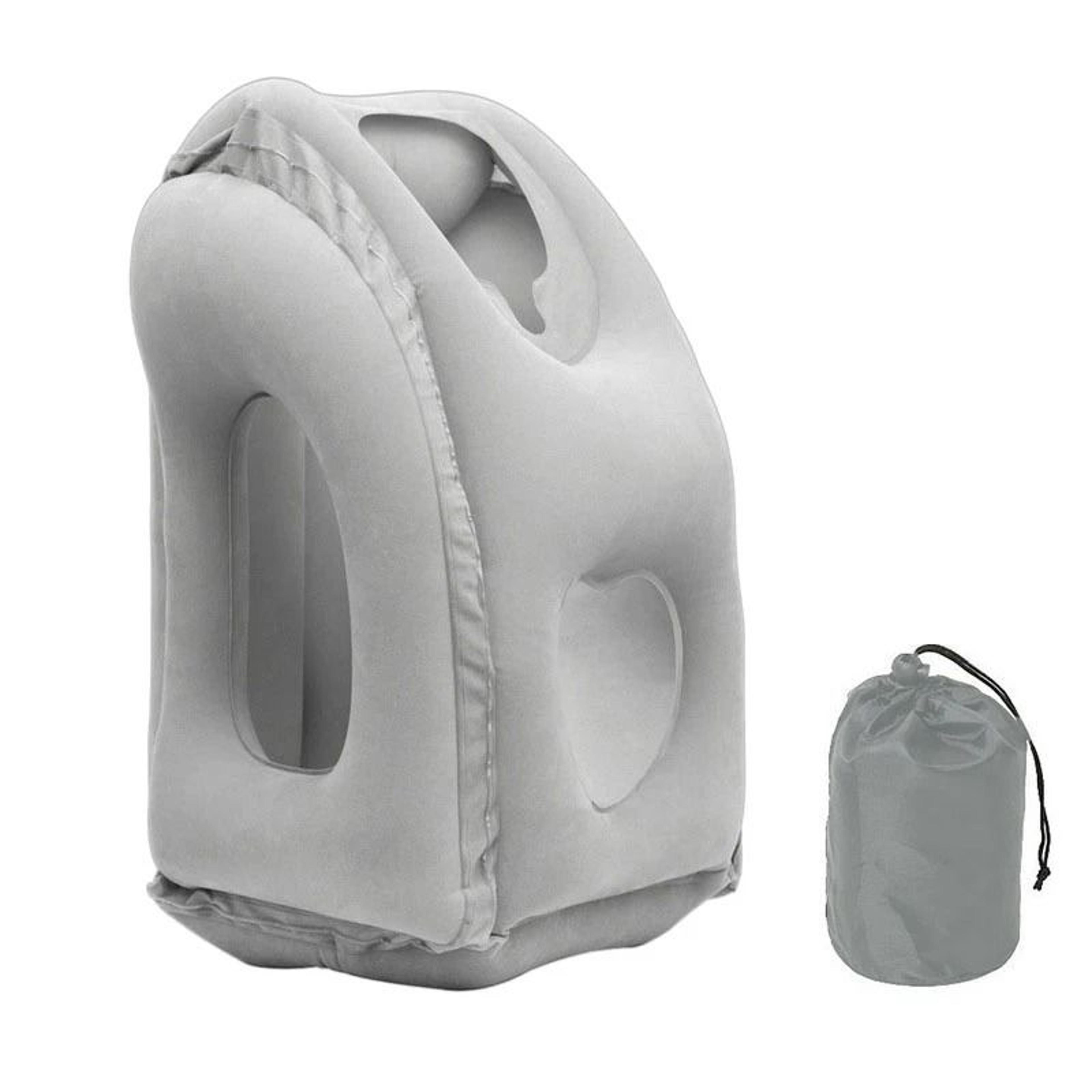 Inflatable Travel Pillow With Chin And Neck Support 6