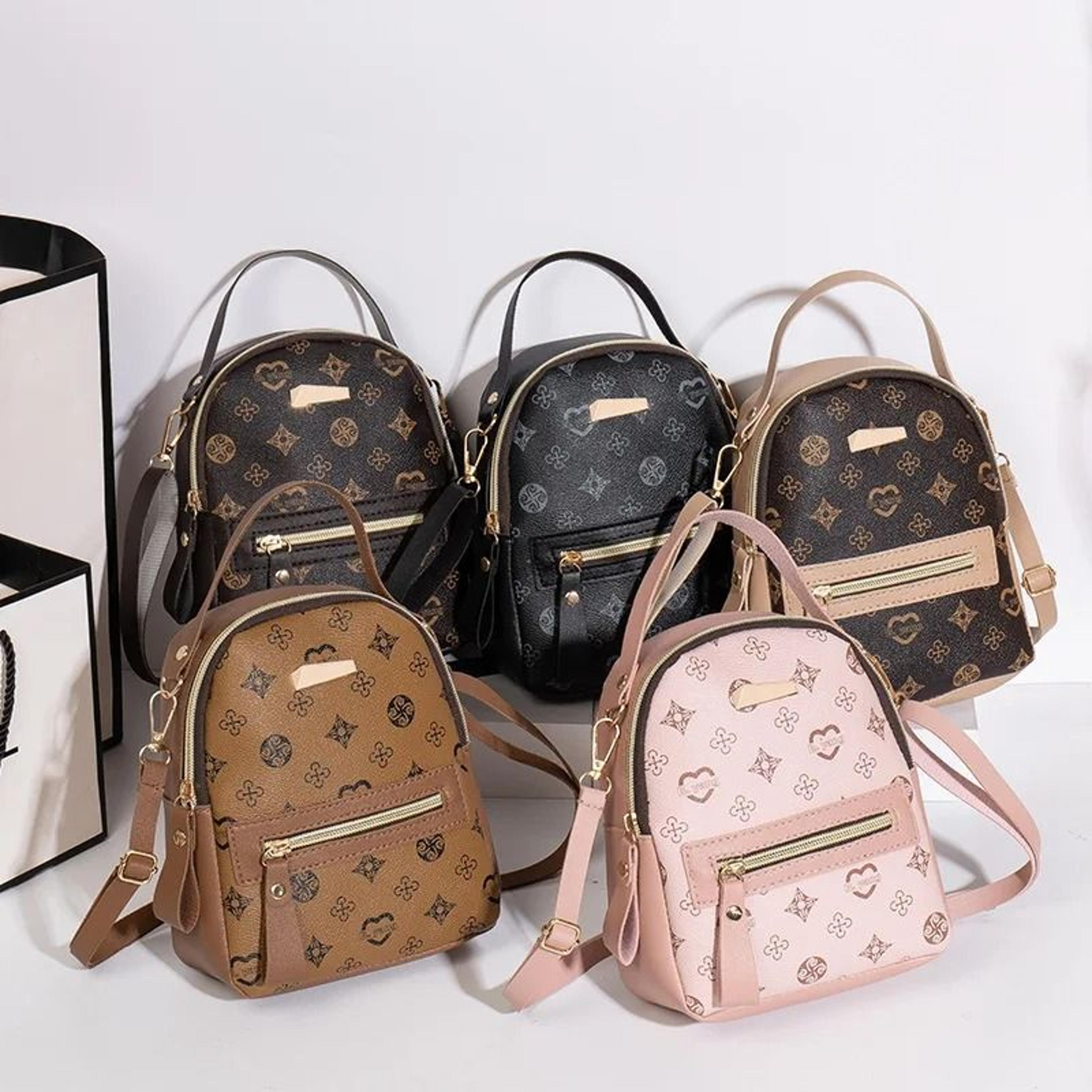 Fashion Mini Backpack With Floral Print Design 0