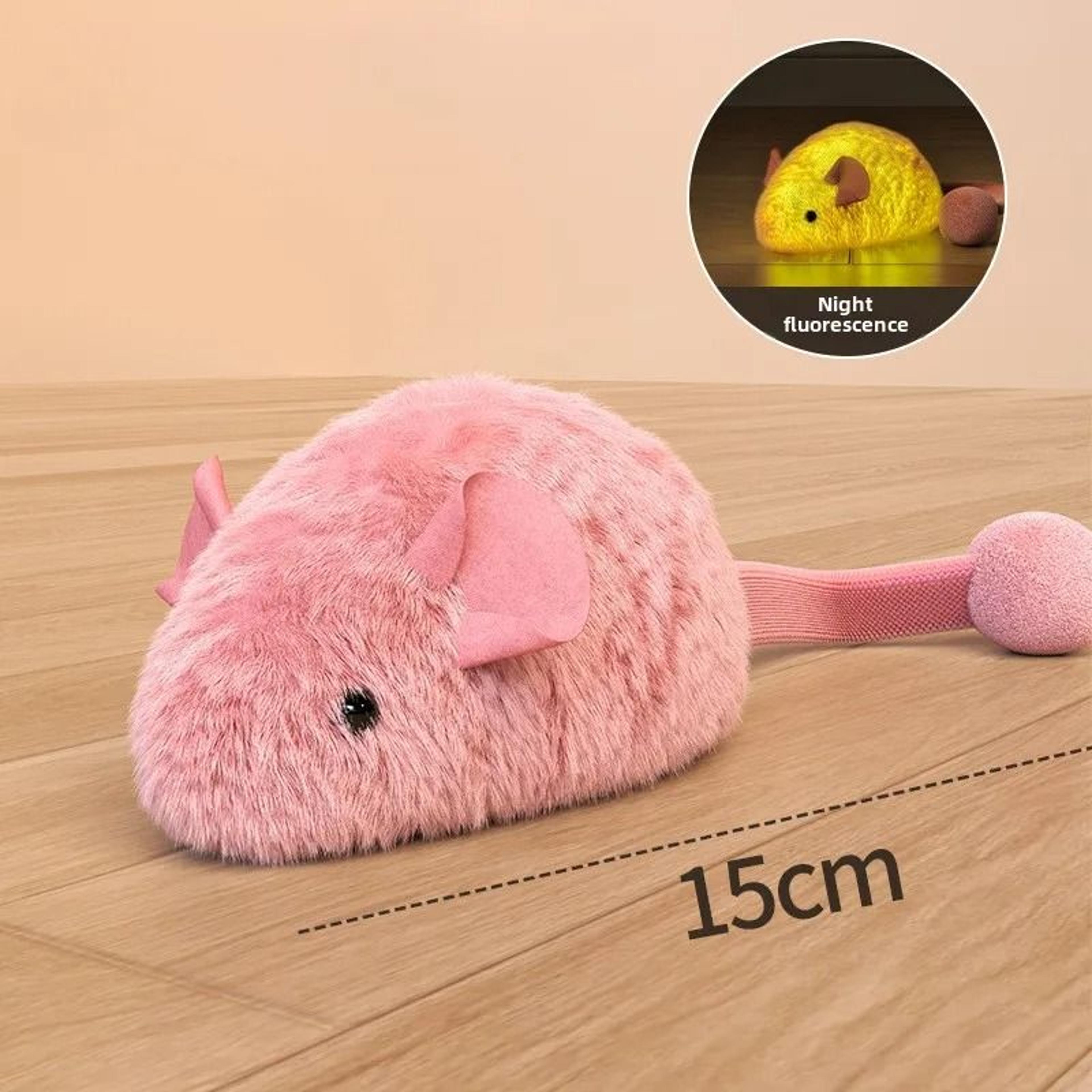 Interactive Plush Mouse Toy For Cats 1