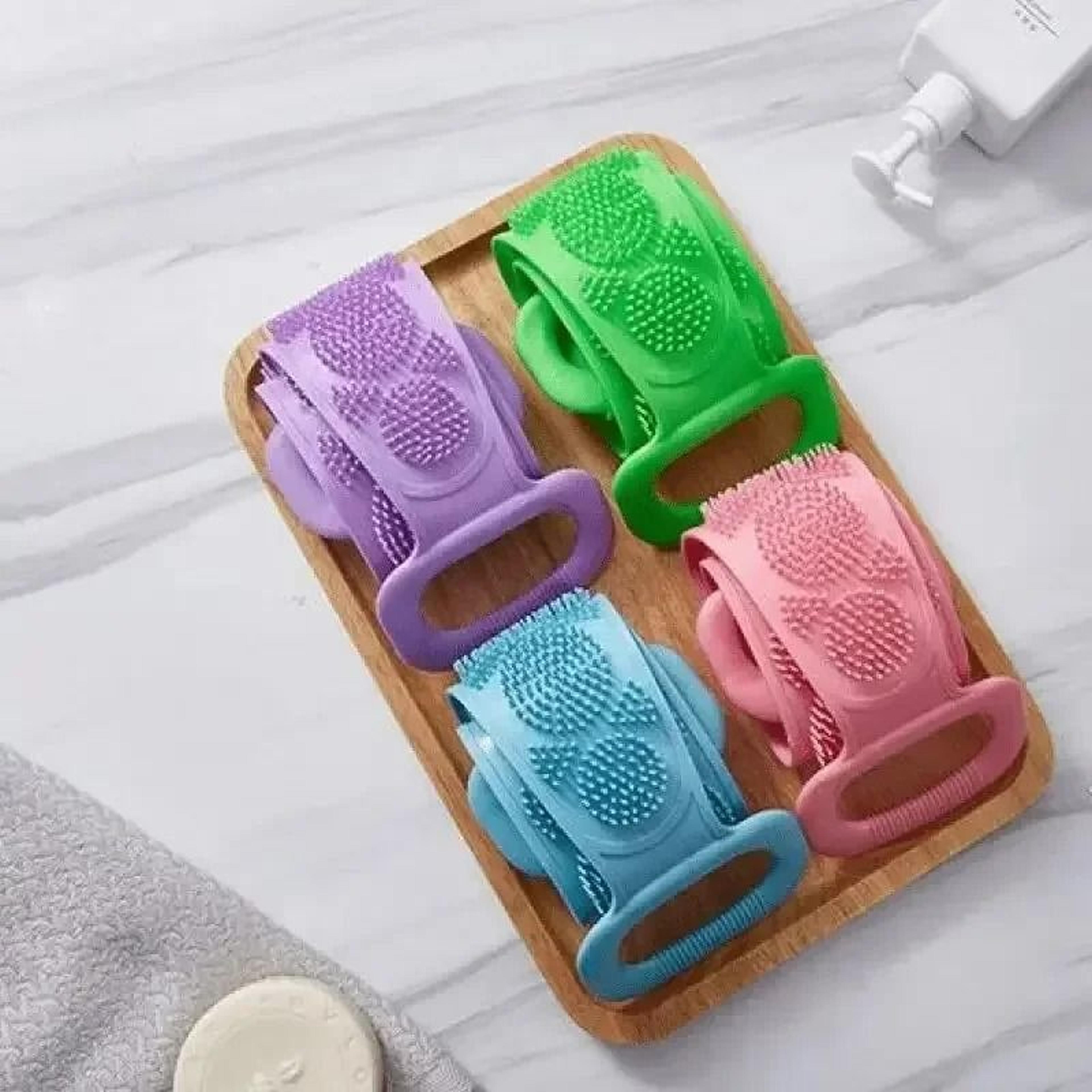 Silicone Bath Scrubber Body Cleaning Belt 2