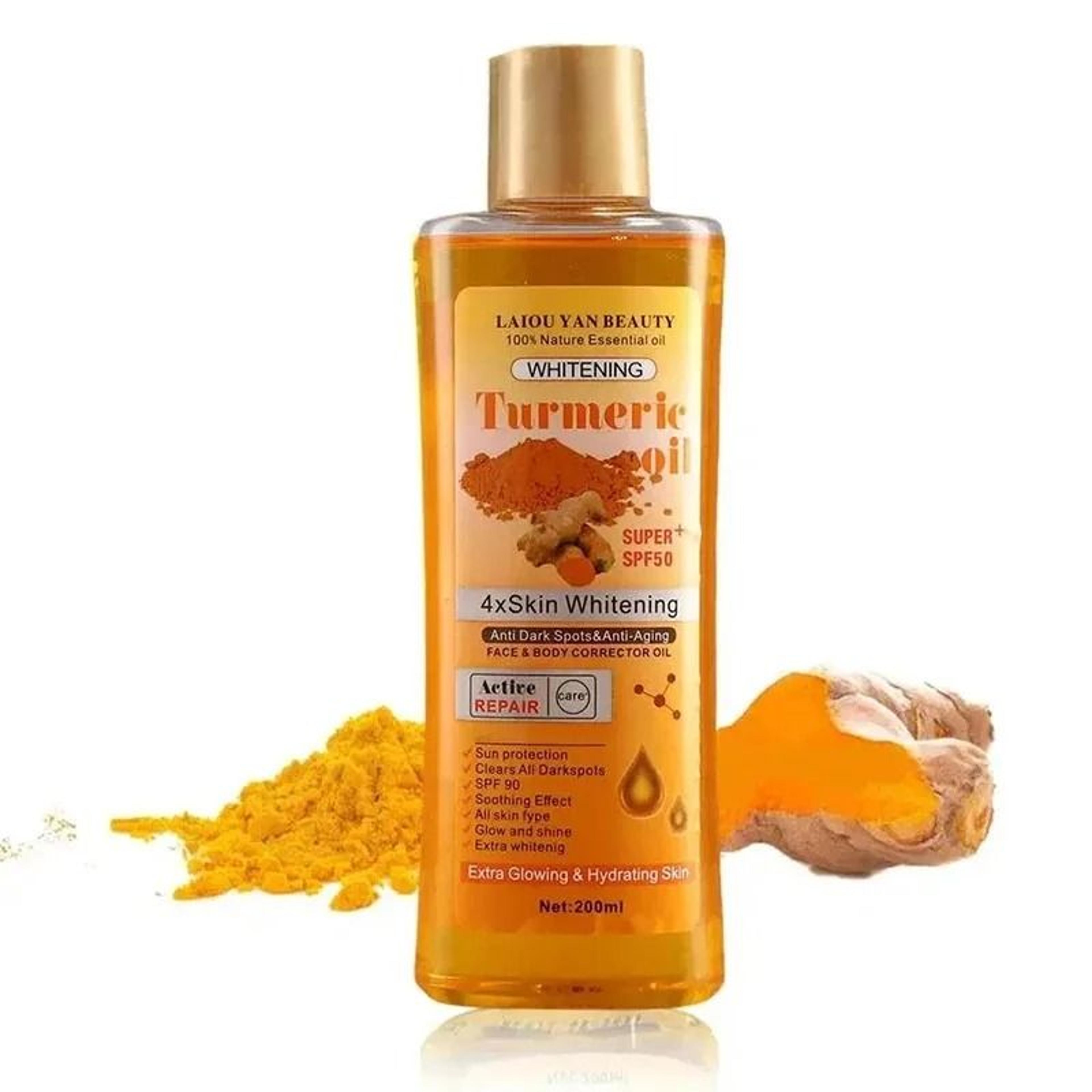 Deep Hydration Turmeric And Ginger Moisturizing Serum Oil 4