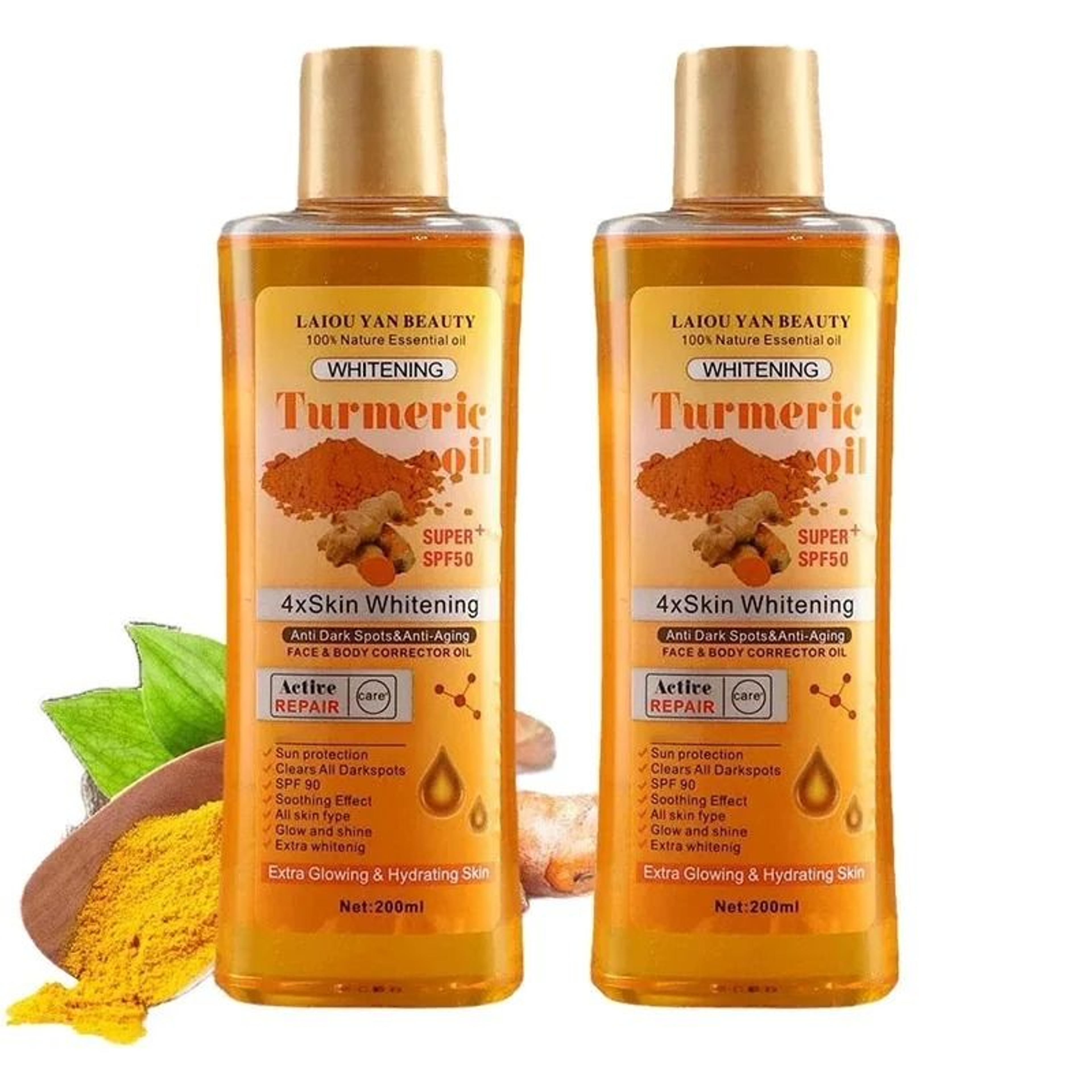 Deep Hydration Turmeric And Ginger Moisturizing Serum Oil 6