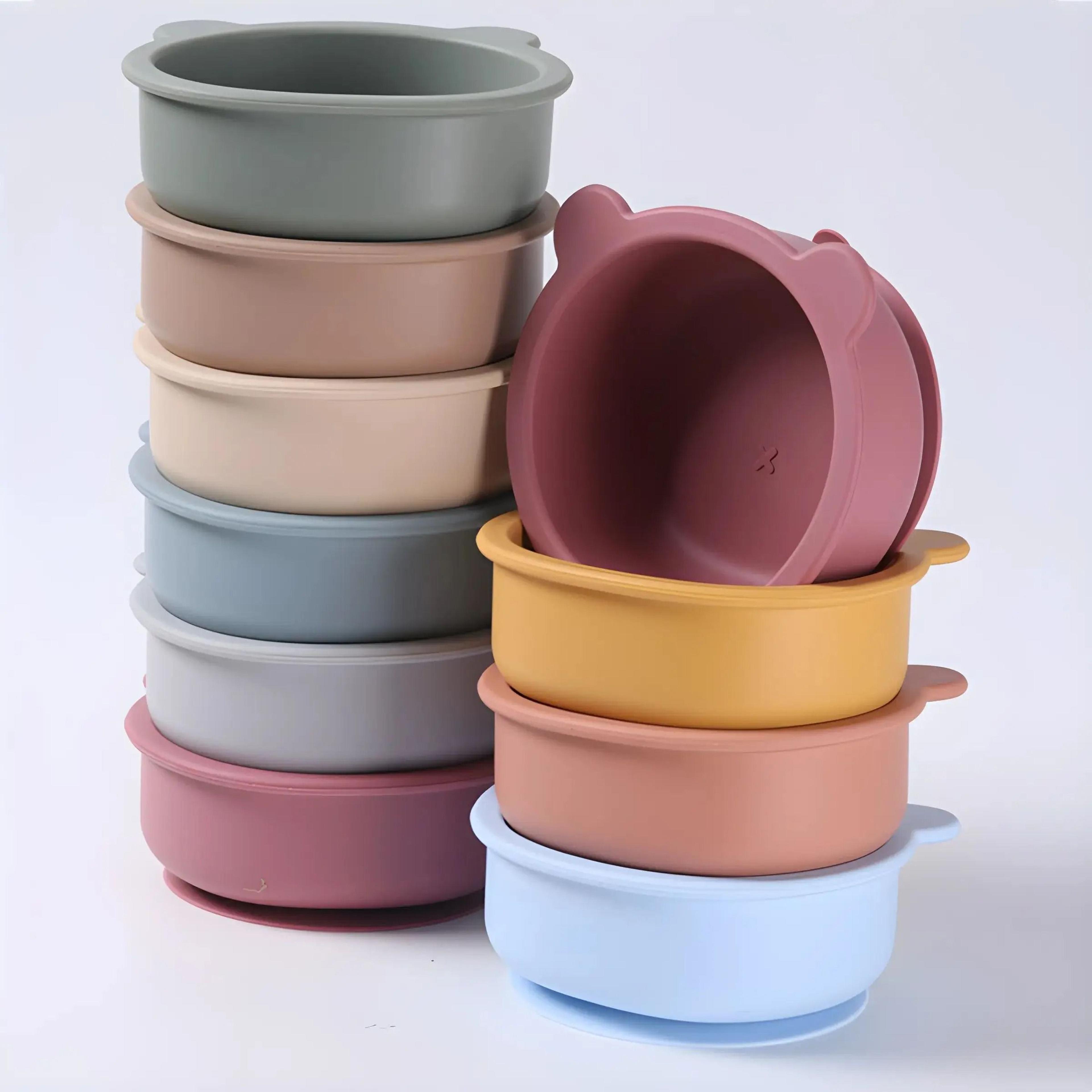Silicone Baby Suction Feeding Bowl 2