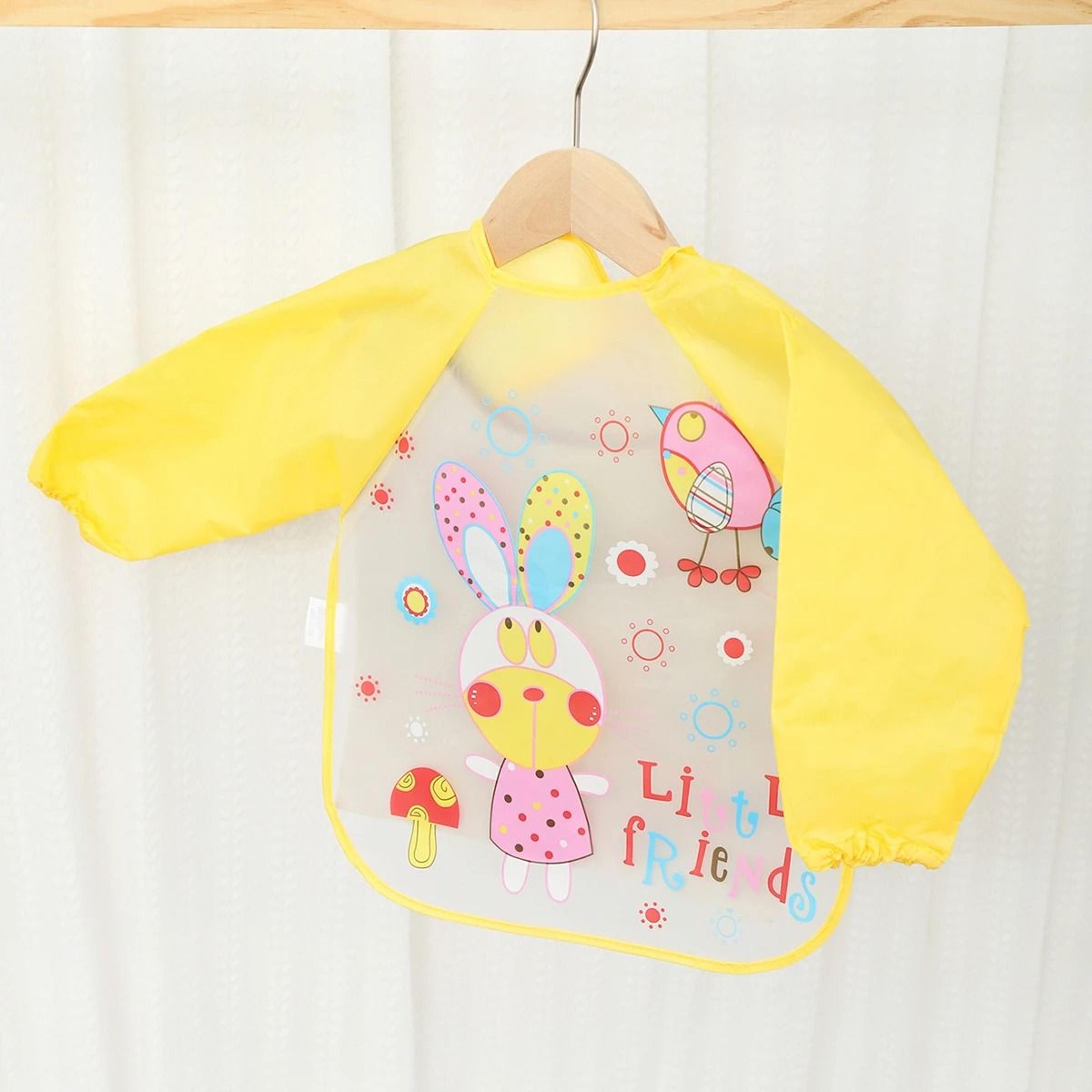 Waterproof Long Sleeve Baby Feeding Smock 20
